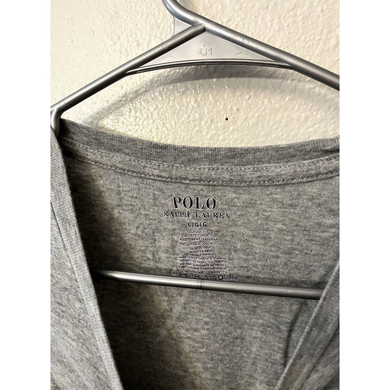 Polo Ralph Lauren Polo Ralph Lauren Sleepwear Men’s L Cotton Sleep Shirt Gray Crew Neck EUC Top Size US L / EU 52-54 / 3 - 3 Thumbnail