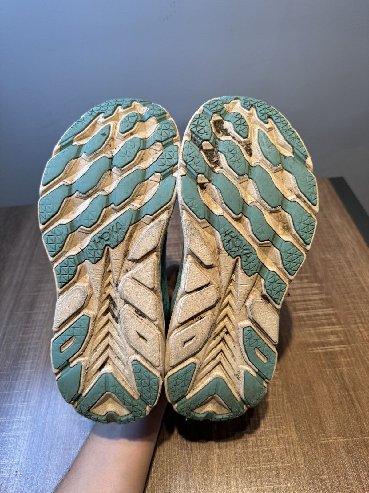 Hoka Hoka One One Clifton 8 AEBL Blue Running Gym Womens Size 8B Size US 8 / IT 38 - 6 Thumbnail