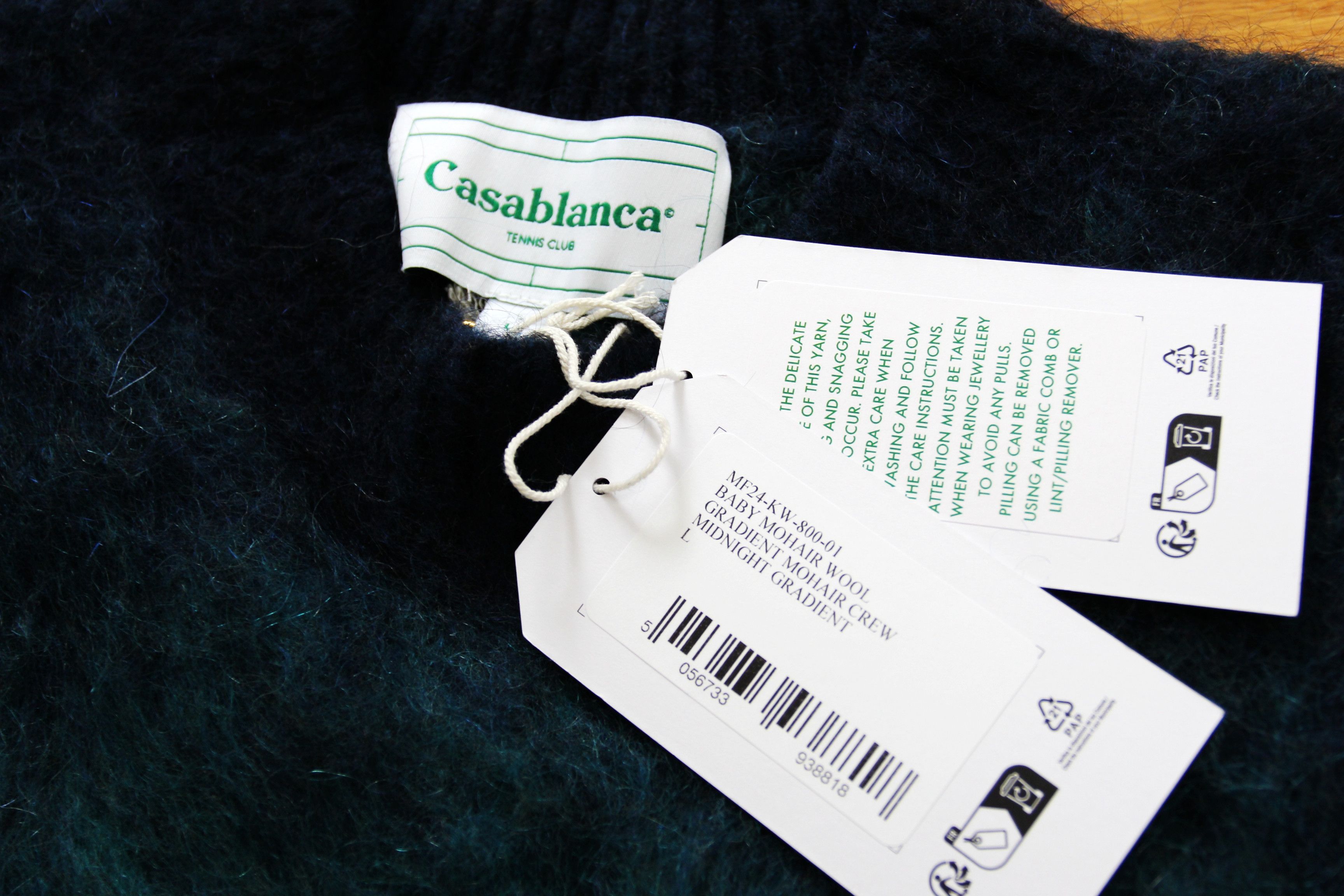 Casablanca BNWT AW24 CASABLANCA GRADIENT MOHAIR SWEATER L Size US L / EU 52-54 / 3 - 8 Thumbnail