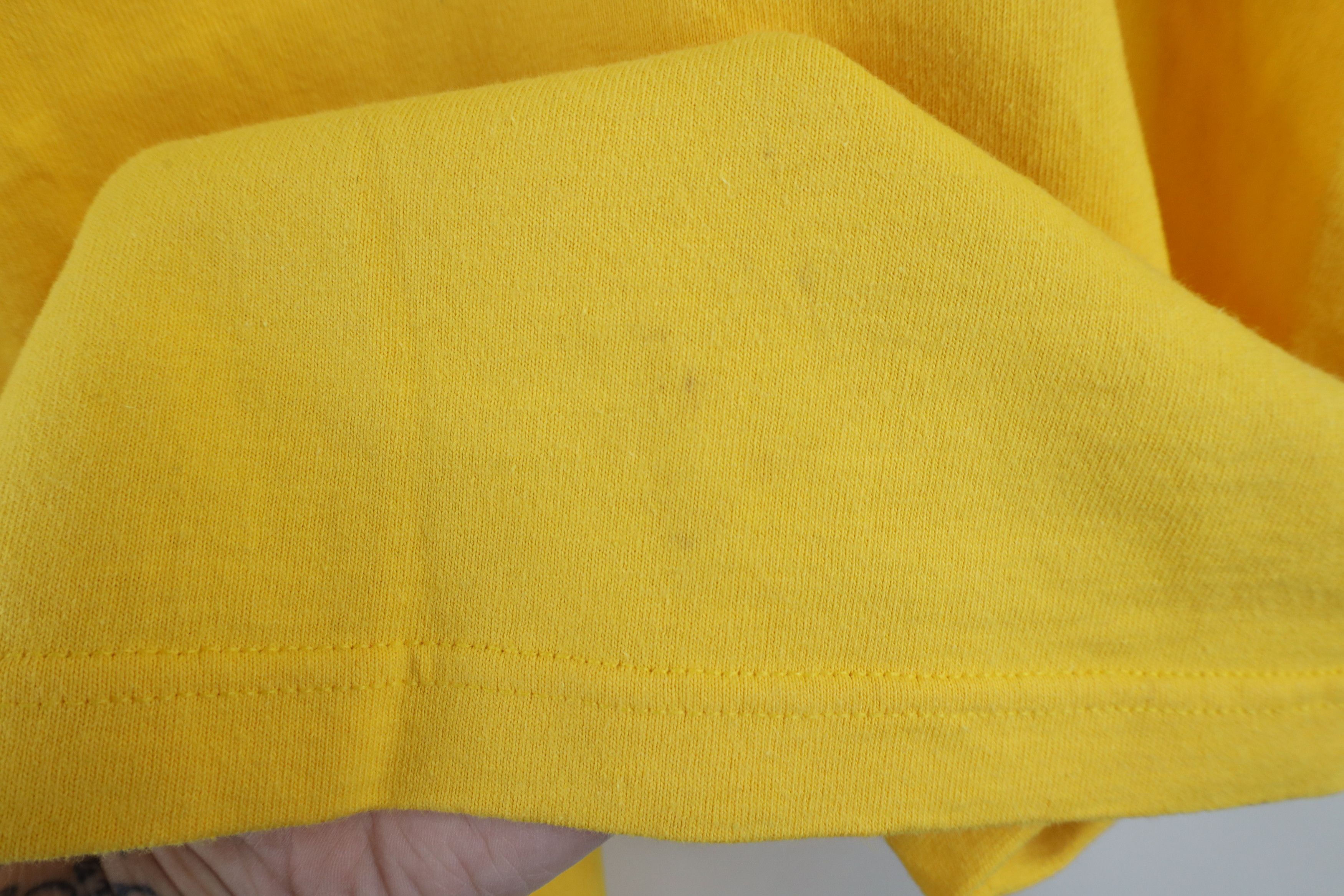 Vintage Vintage 90s Streetwear Sleeveless Muscle T-Shirt Yellow USA Size US XL / EU 56 / 4 - 4 Thumbnail