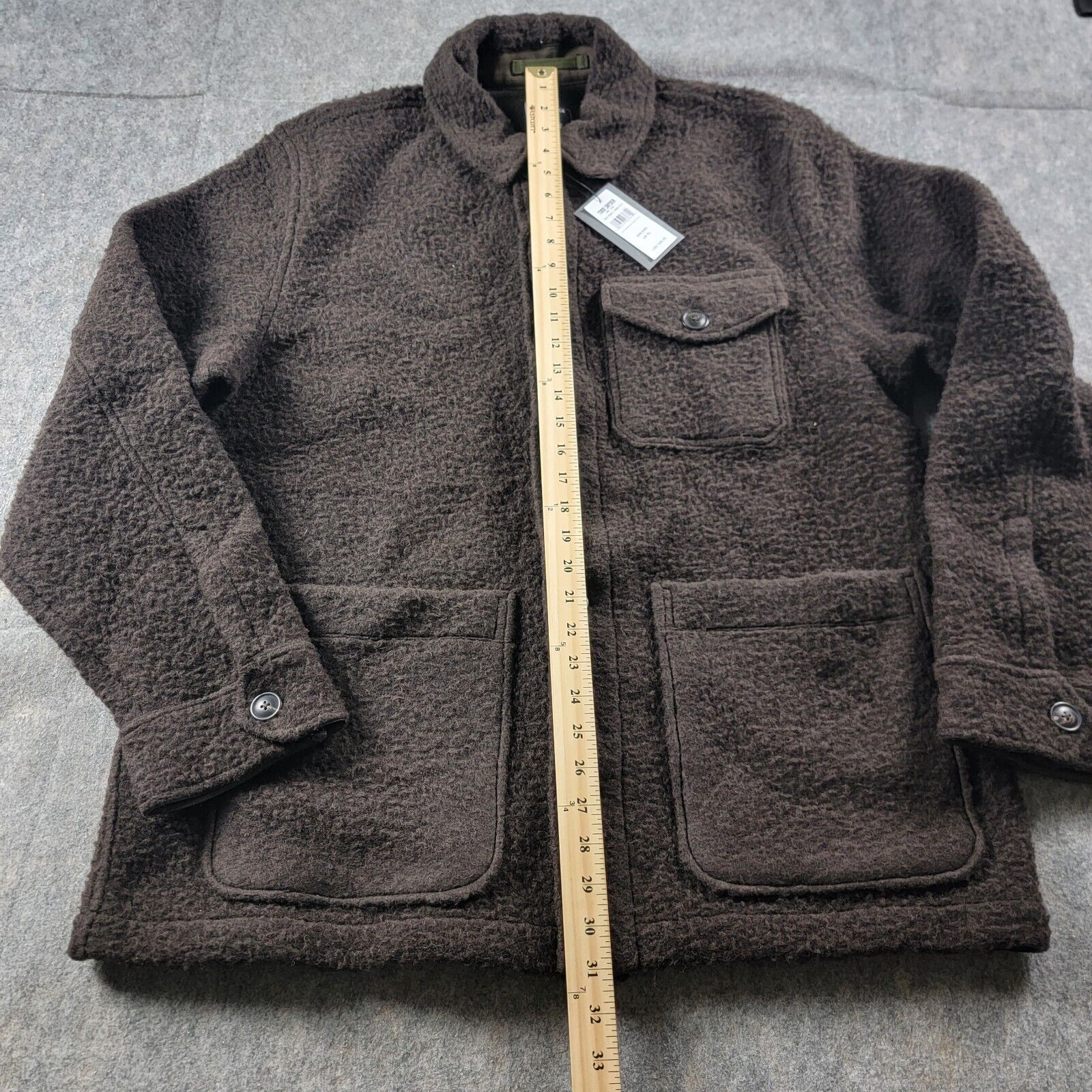 Todd Snyder Todd Snyder Wool Blend Boucle Chore Jacket Size US XL / EU 56 / 4 - 13 Thumbnail