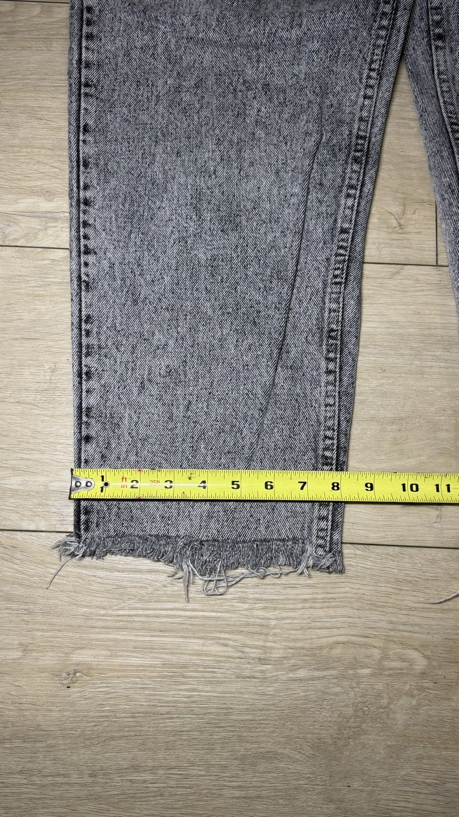 Levi's Vintage 1990s Levi’s 550 38 x 30 Black Acid Wash Denim Jeans Size US 38 / EU 54 - 5 Thumbnail