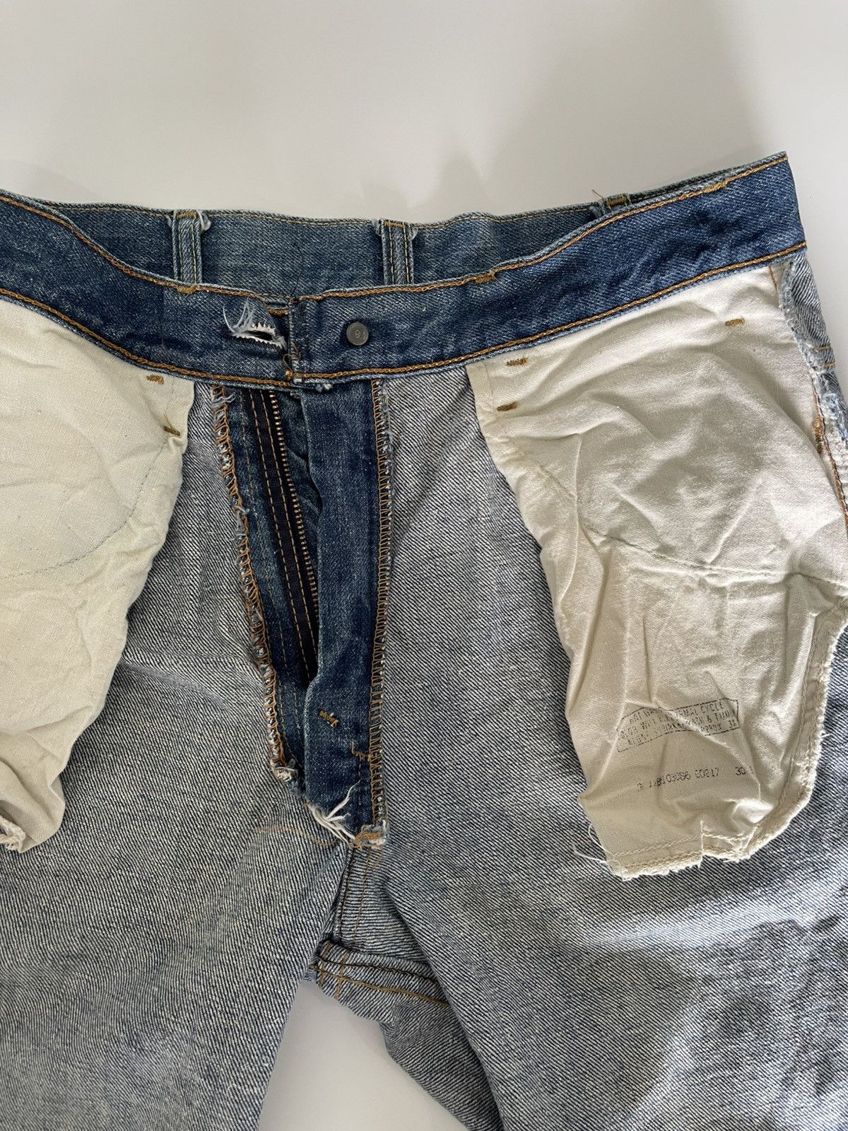 Levi's Vintage Clothing 70s LEVI’S 505 BLUE FLARE JEANS Size US 28 / EU 44 - 7 Thumbnail