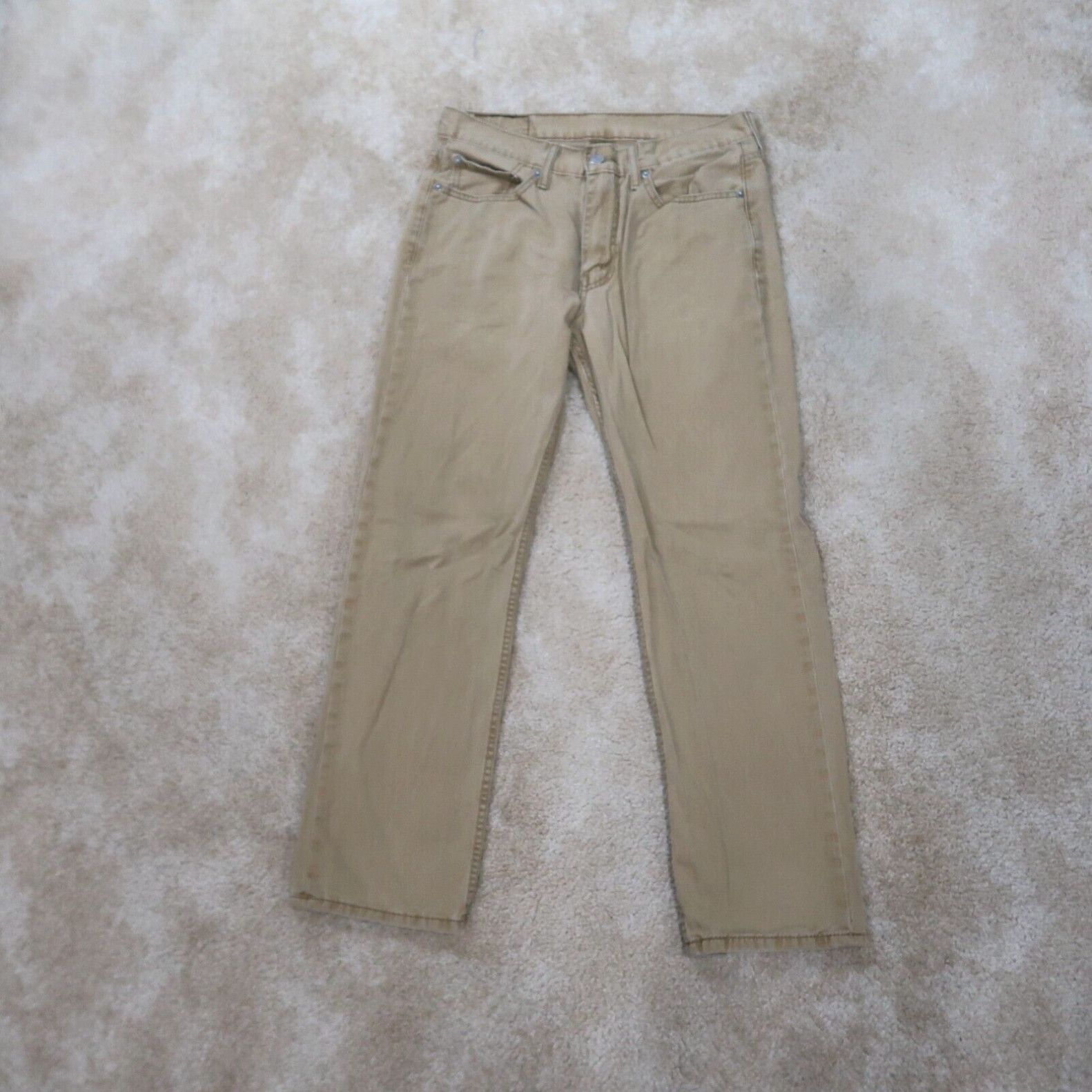 Levi's Levi’s 514 Straight Leg Jeans Men's 32x30 Beige Denim Pants ...