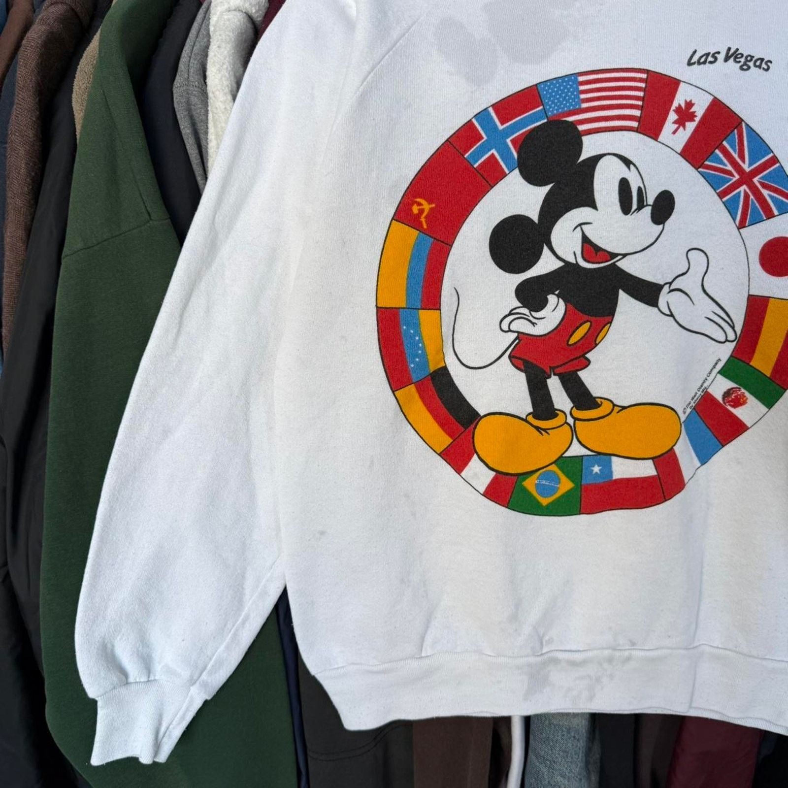 Other Vintage 80s Mickey Mouse Las Vegas Sweatshirt Size US M / EU 48-50 / 2 - 4 Thumbnail