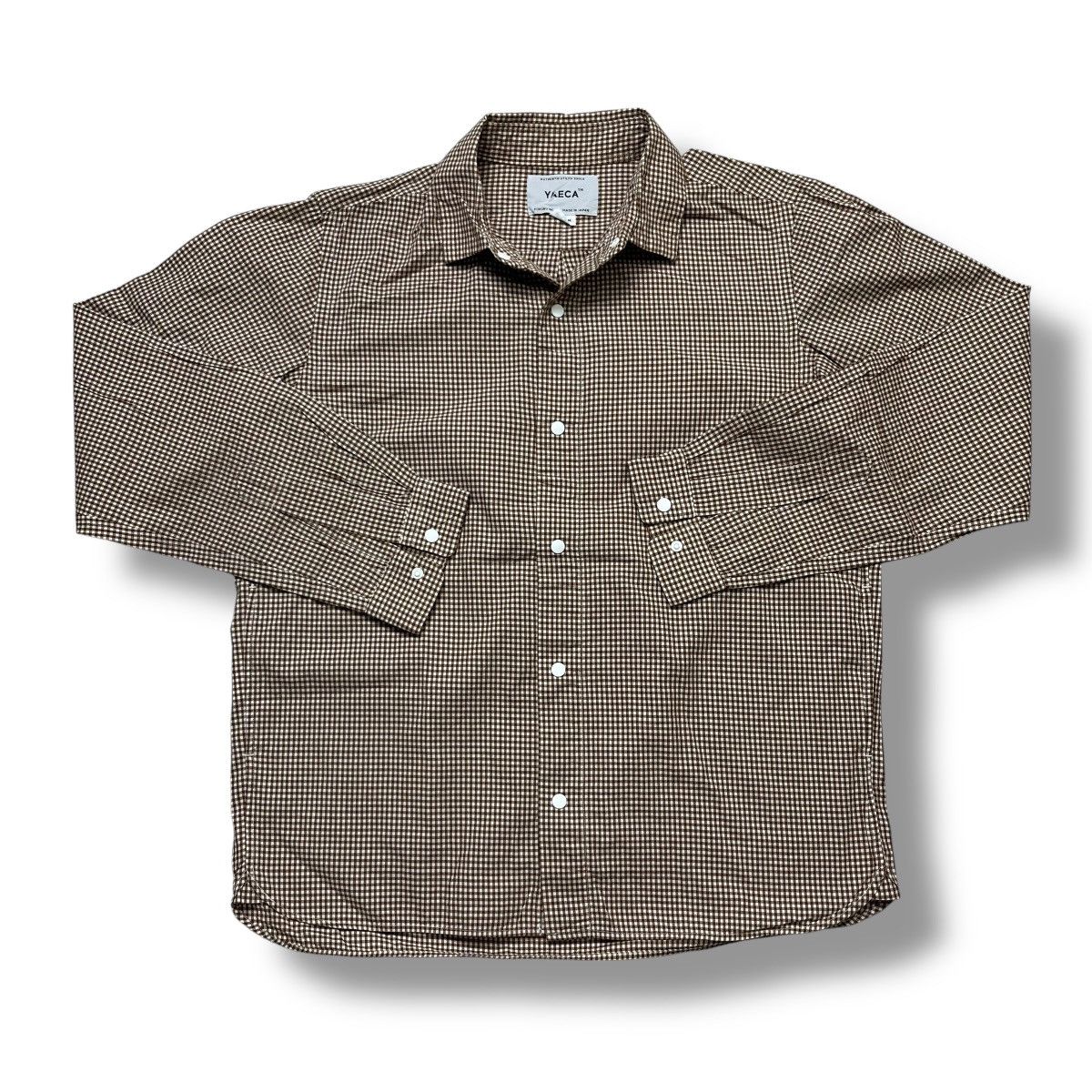 YAECA Yaeca checkered button ups shirt long sleeve Size US M / EU 48-50 / 2 - 1 Thumbnail