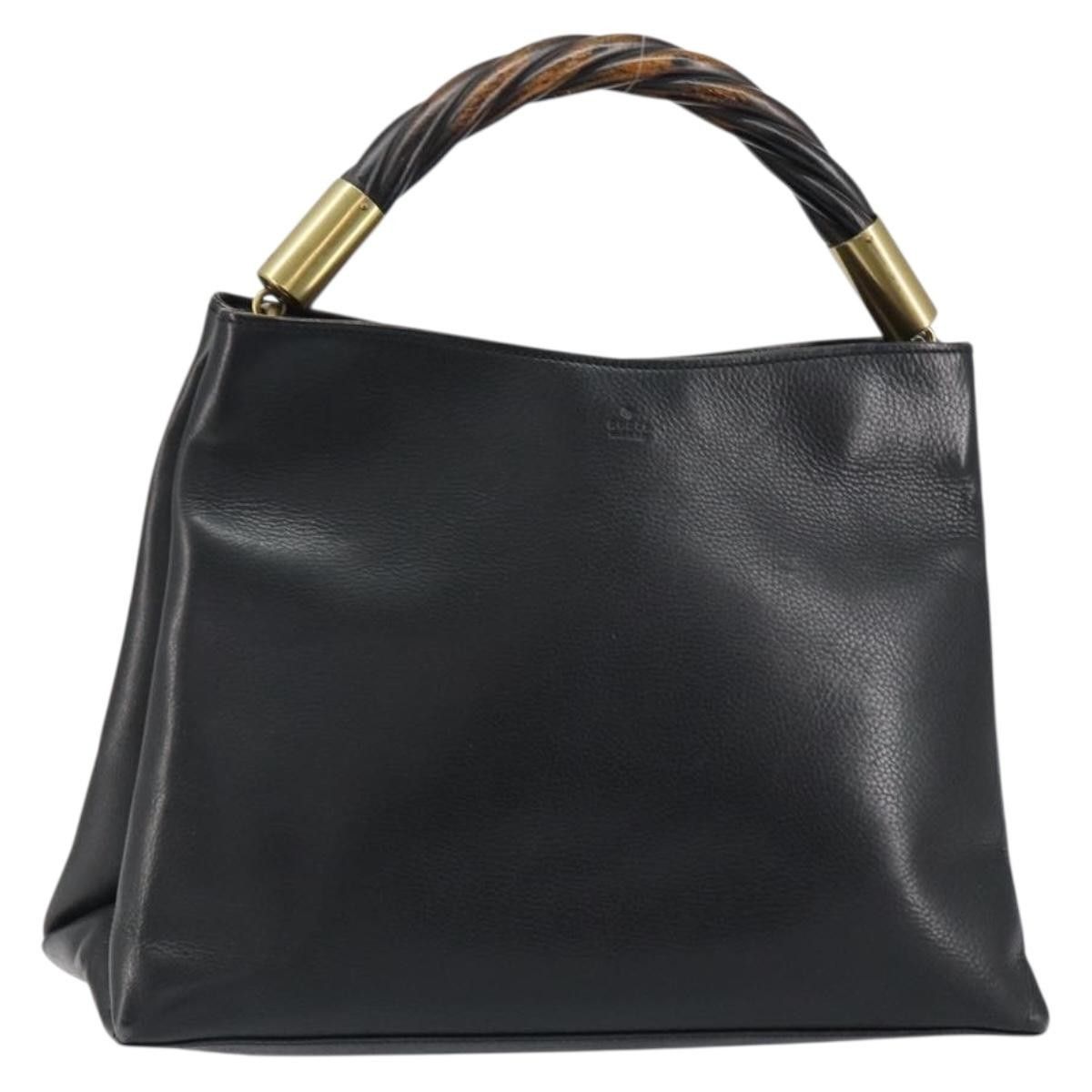 Gucci Gucci Vintage Handbag Leather Size ONE SIZE - 1 Thumbnail