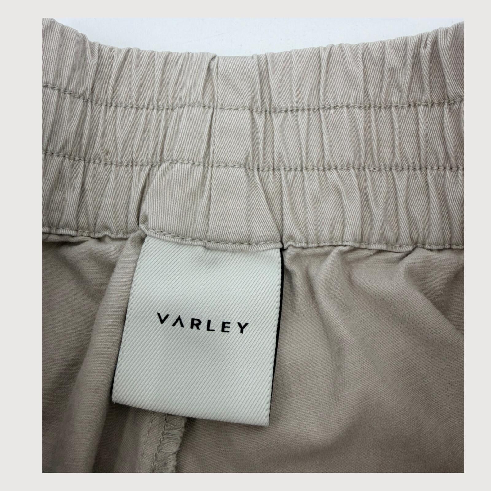 Salt Valley Varley Twill Ankle Zip Joggers Khaki Small Size 28" / US 6 / IT 42 - 4 Thumbnail