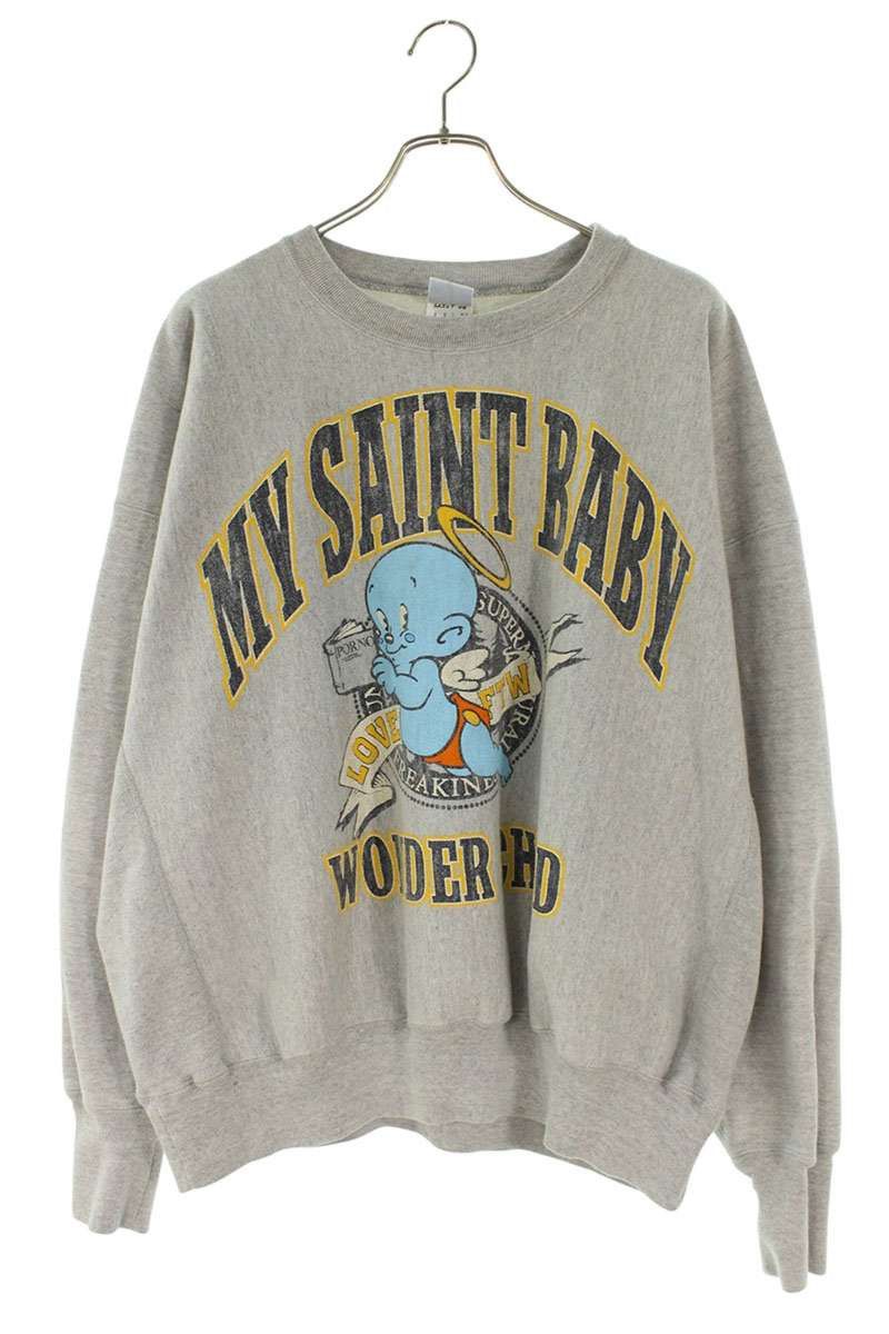 wind and sea SAINT M×××××× hoodie Ｍ Saint Michael SAINT MICHAEL x WIND AND SEA Vintage Hoodie Dark