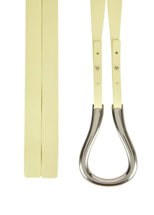 Bottega Veneta o1y0725 Size : L / Belt in Pastel Yellow Size ONE SIZE - 2 Thumbnail