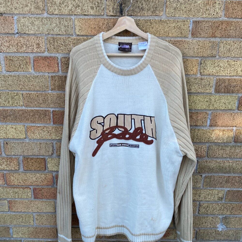 Southpole × Vintage Vintage 90s Y2K South Pole Jeans Sweater Knitwear Long Slee Size US XXL / EU 58 / 5 - 6 Thumbnail
