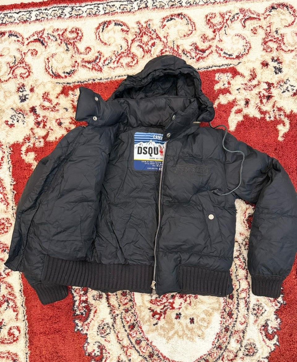 Dsquared2 Dsquared2 Womens Bomber Jacket Y2k Down Blue 40 M Size S / US 4 / IT 40 - 4 Thumbnail