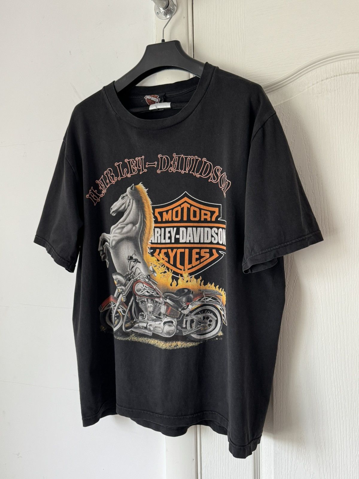 Harley Davidson Vintage Harley Davidson Graphic Tee Size US XL / EU 56 / 4 - 4 Thumbnail