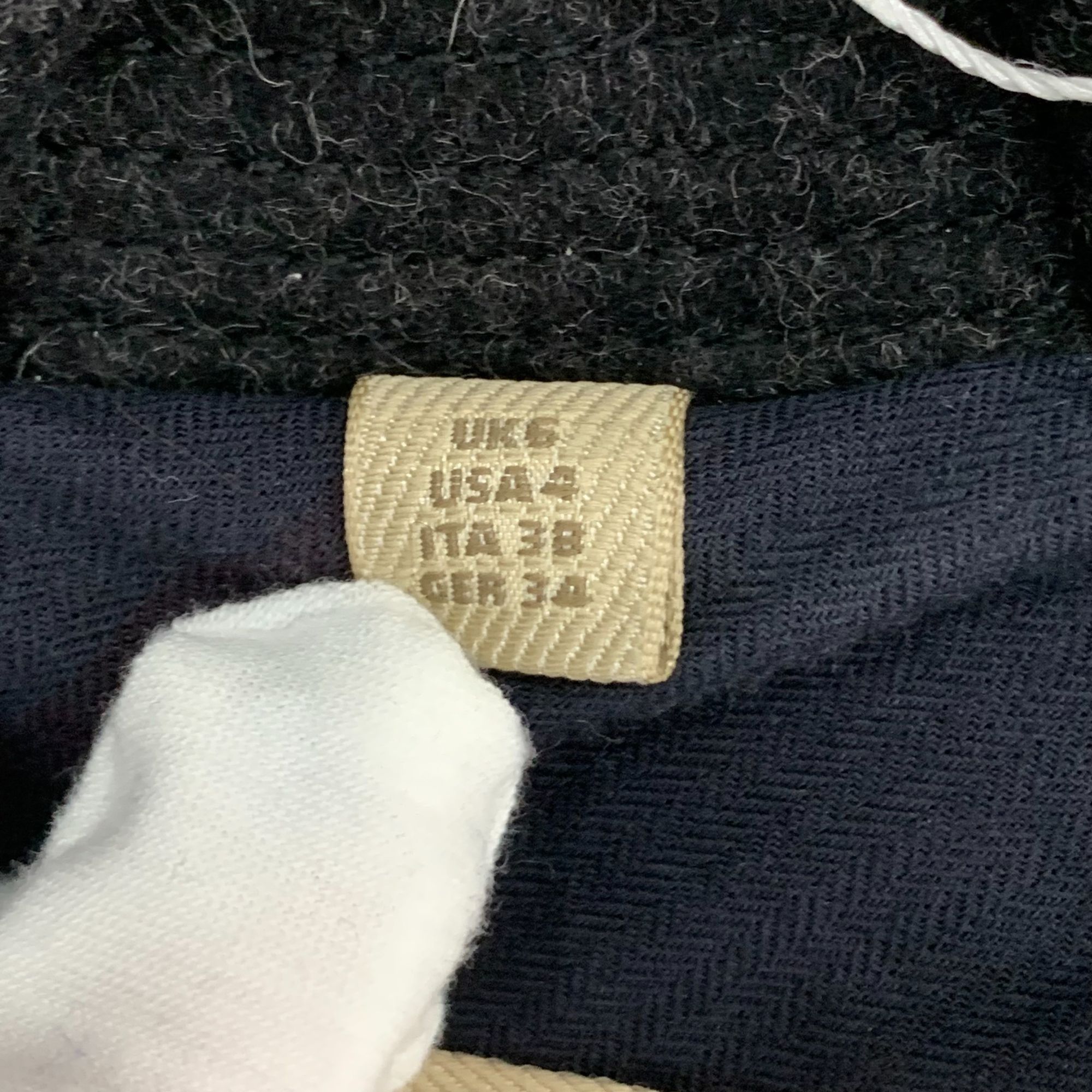 Burberry H9339 Burberry Brit Womens Charcoal Gray Wool Blend Double-B Size S / US 4 / IT 40 - 6 Thumbnail