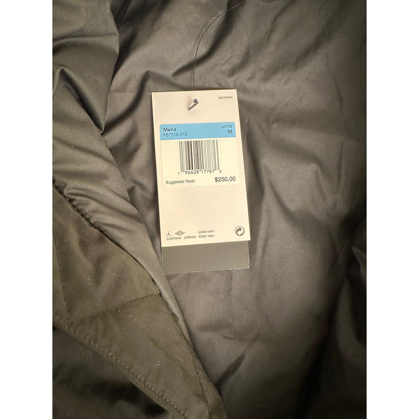 Jordan Brand Jordan Renegade Jacket Bomber - Size M - FB7316-010 Size US M / EU 48-50 / 2 - 8 Thumbnail