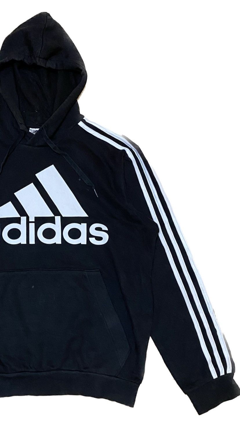 Adidas Adidas Stripped tee hoodies Size US L / EU 52-54 / 3 - 4 Thumbnail