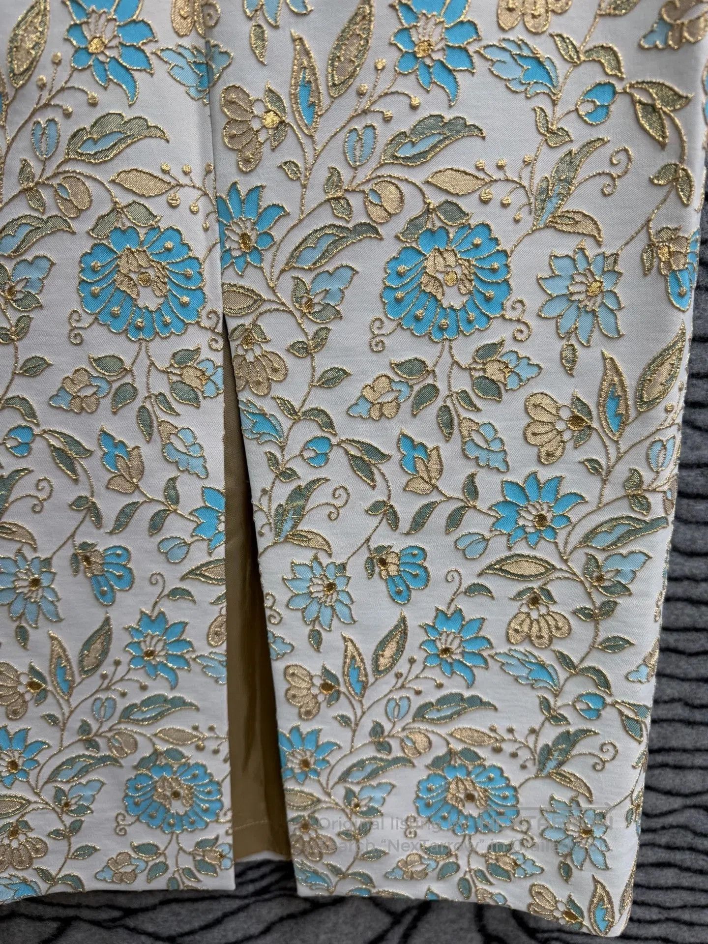 Dries Van Noten Dries van Noten Embroidery Midi Skirt. Size 33" - 7 Thumbnail