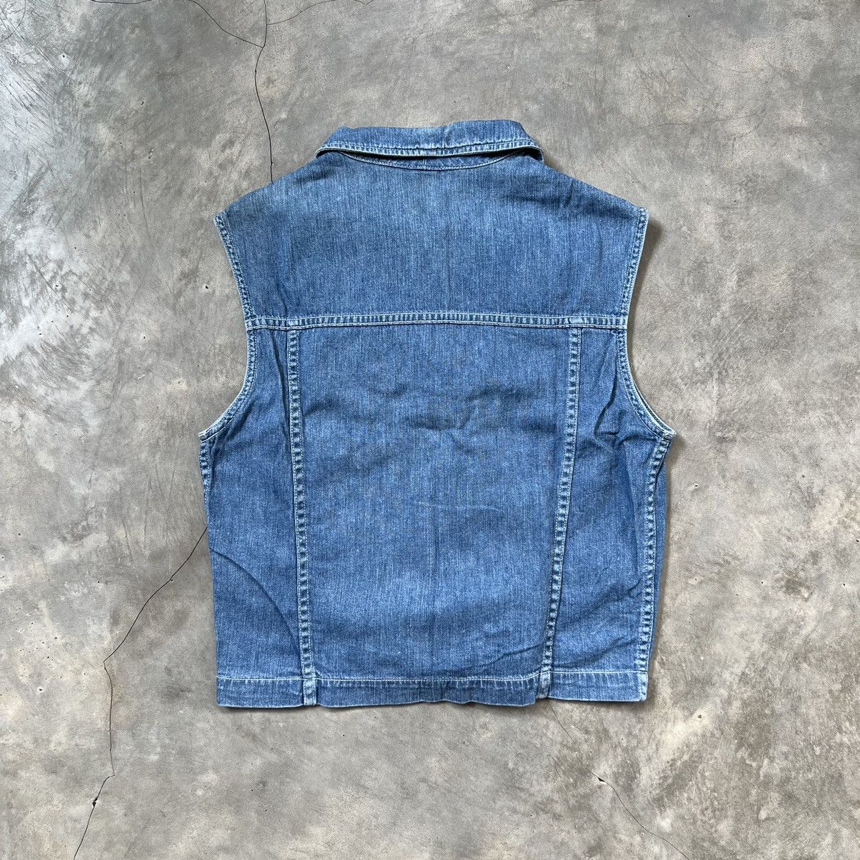 J.Crew J.Crew Denim Vests Size S / US 4 / IT 40 - 2 Thumbnail