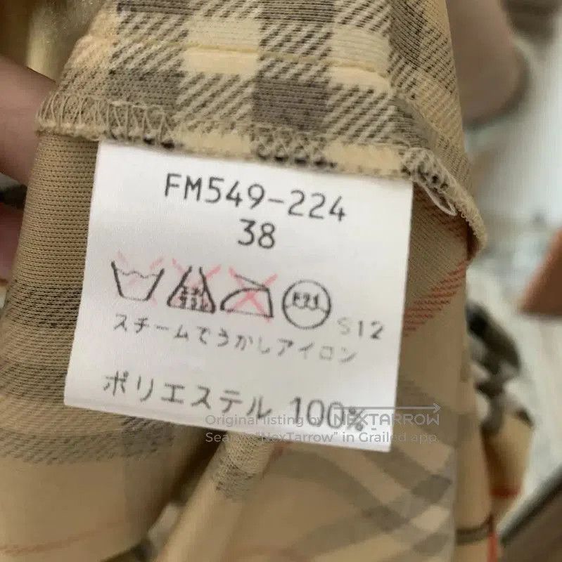 Burberry Burberry Khaki Check Pattern Women's Dress. Size M / US 6-8 / IT 42-44 - 6 Thumbnail