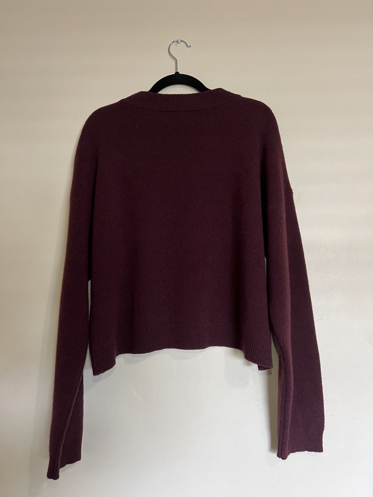 Enfants Riches Deprimes Intarsia Checker Knit-Logo Cropped Sweater FW22 Size US XL / EU 56 / 4 - 2 Thumbnail