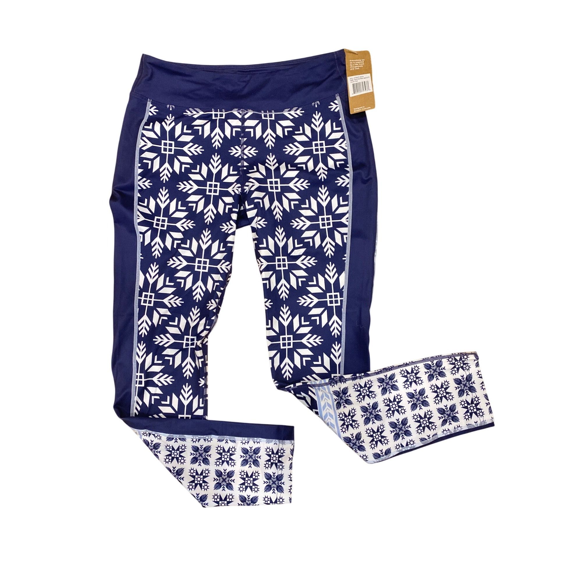 Designer Krimson Klover Nordic Snowflake Legging Base Layer Bottom W' Size 32" / US 10 / IT 46 - 6 Thumbnail