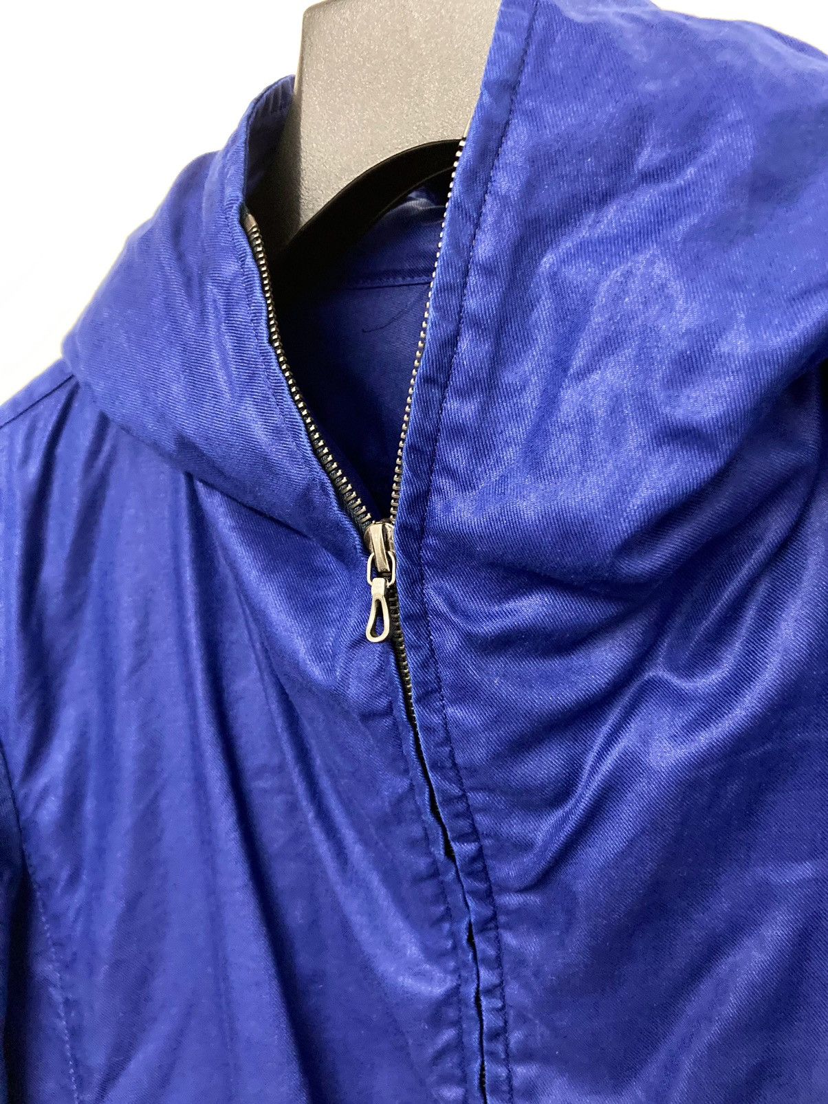 Attachment × Japanese Brand × Kazuyuki Kumagai Attachment KAZUYUKI KUMAGAI Tencel Zip-Up Hoodie ink blue Size US M / EU 48-50 / 2 - 1 Thumbnail