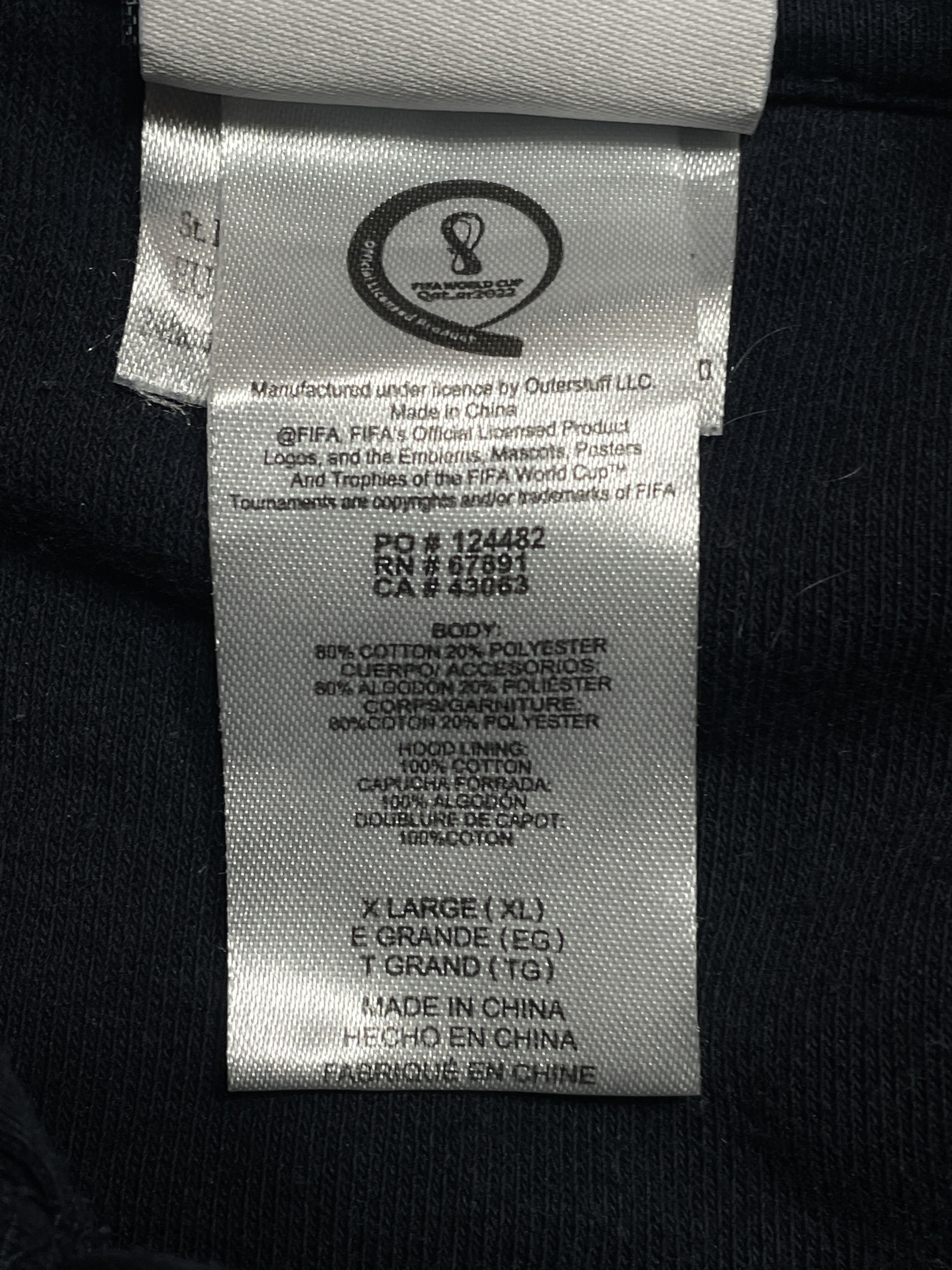 Vintage !RARE! FIFA World Cup 2022 Qatar Hoodie France Rare Size US M / EU 48-50 / 2 - 11 Thumbnail