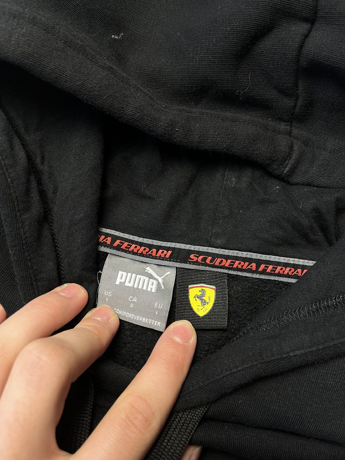 Ferrari Vintage Ferrari Sweatshirt Hoodie Streetwear Rare Y2K Size US L / EU 52-54 / 3 - 15 Thumbnail