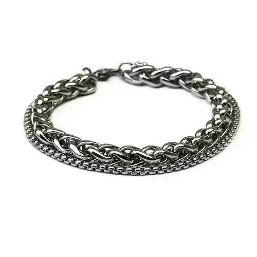 Jewelry Hip-hop Thick Stainless Steel Bracelet Size ONE SIZE - 6 Thumbnail