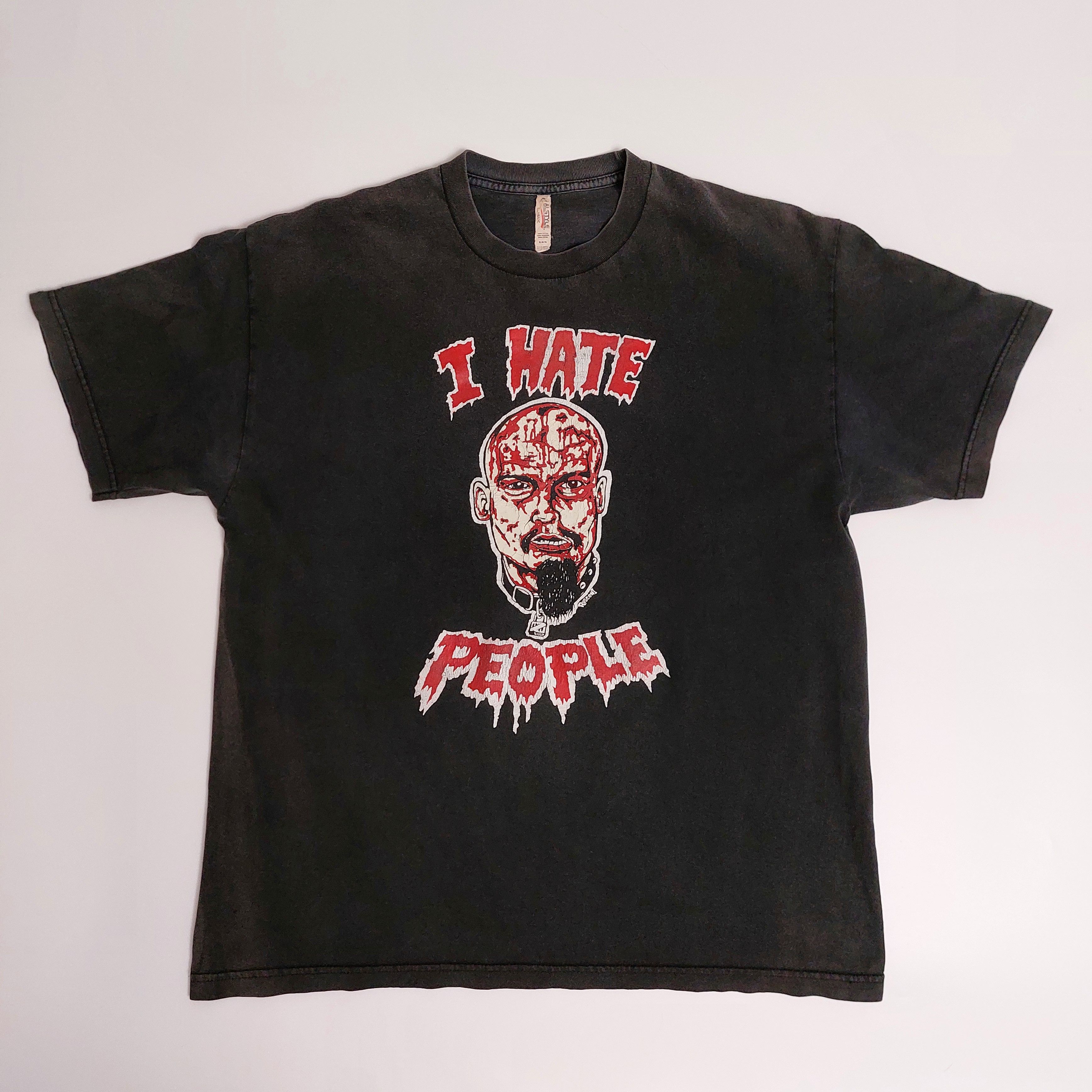 Vintage GG Allin Lou Rusconi vintage punk t-shirt Size US XL / EU 56 / 4 - 1 Thumbnail