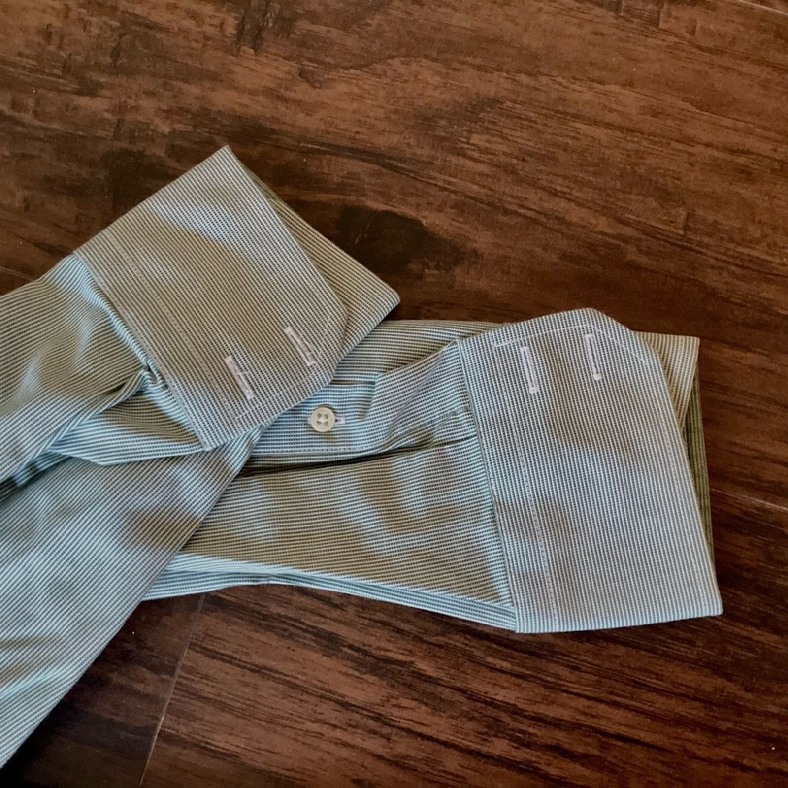 Banana Republic Banana Republic Non-Iron Tailored Slim Fit Shirt Size US XL / EU 56 / 4 - 4 Thumbnail