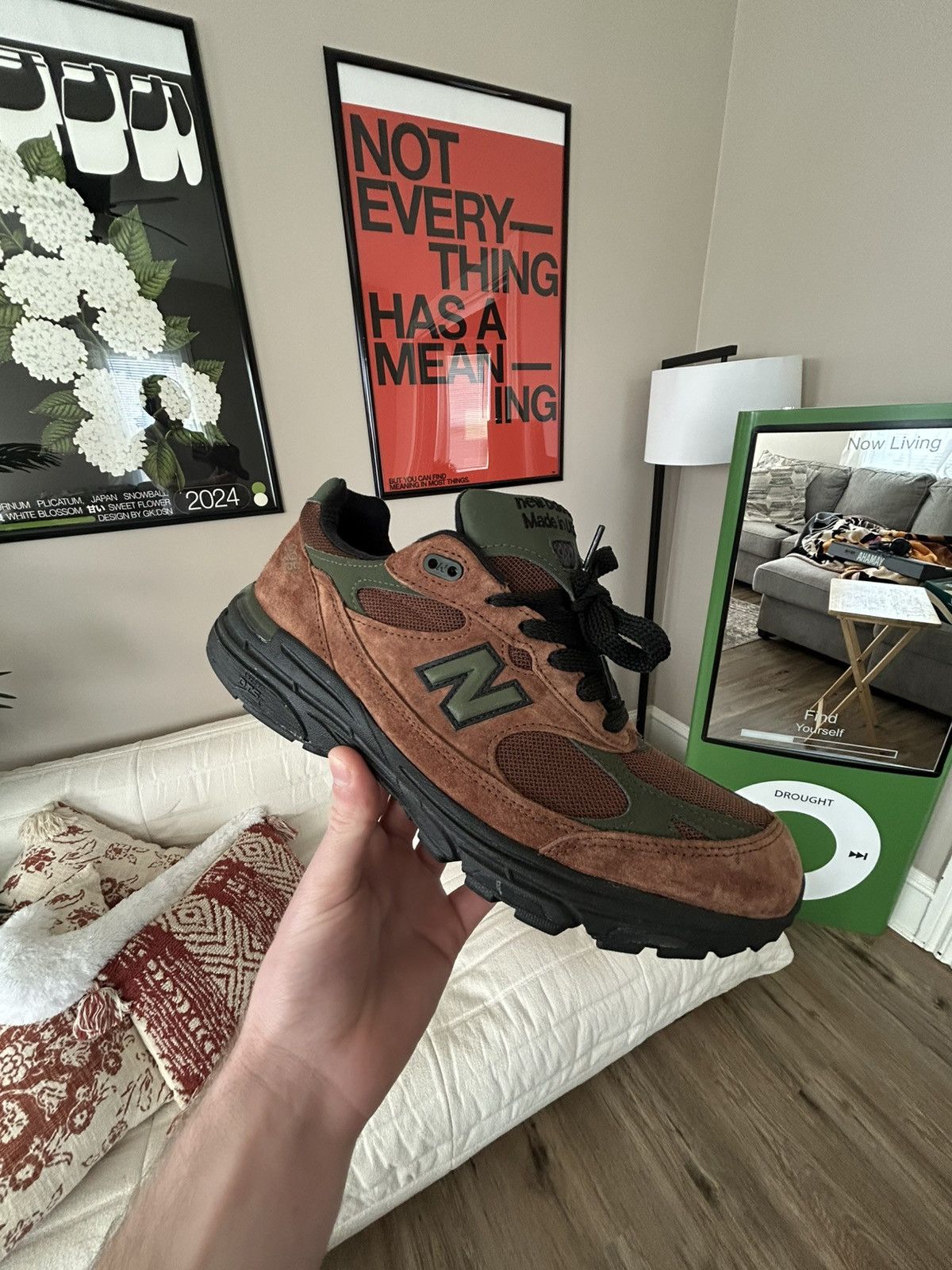 Aime Leon Dore × New Balance Aime Leon Dore Beef & Broccoli New Balance 993 Size US 10 / EU 43 - 1 Thumbnail