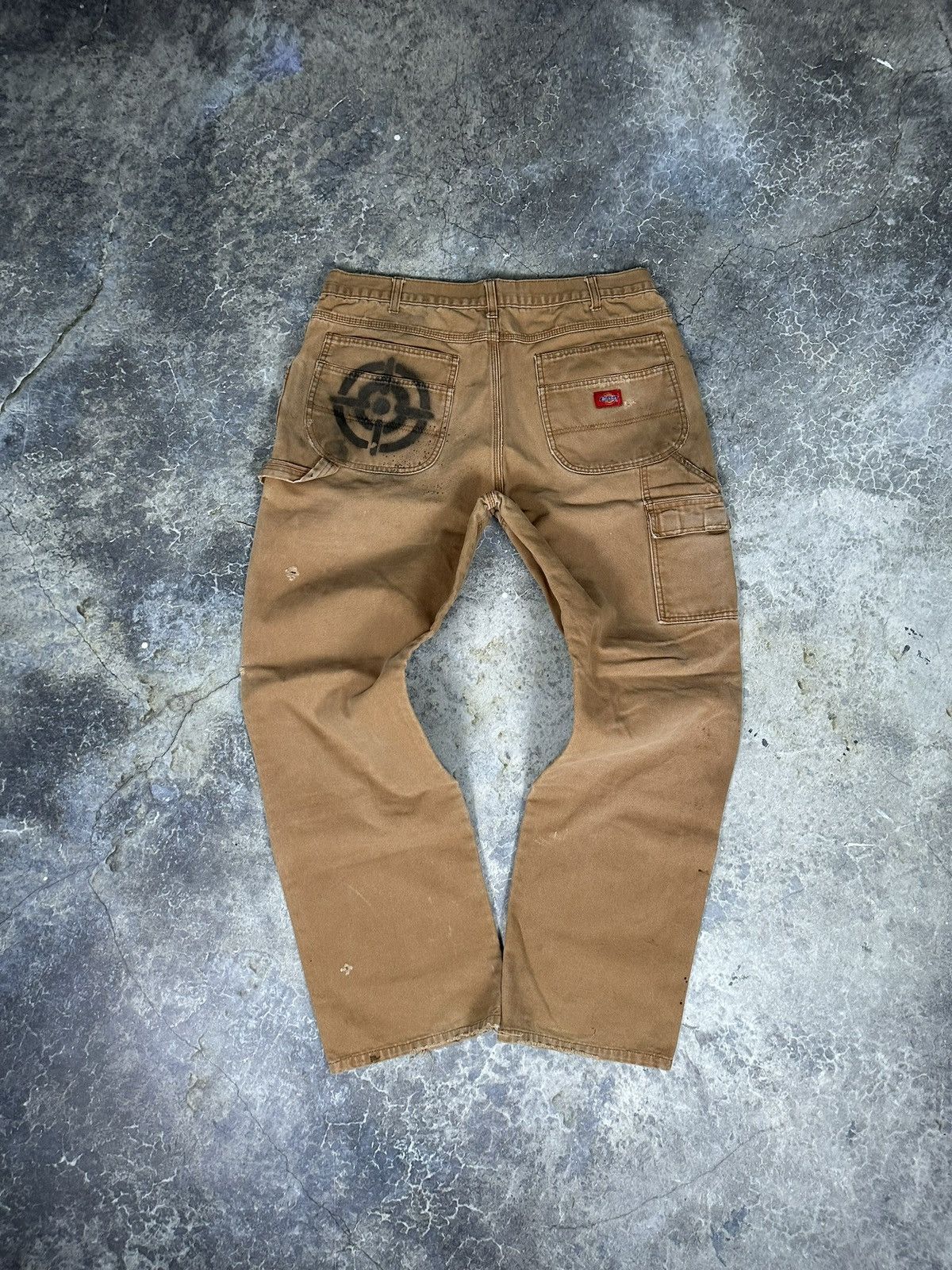 Dickies × Vintage Vintage Thrashed Dickies Double Knees Size US 34 / EU 50 - 1 Thumbnail