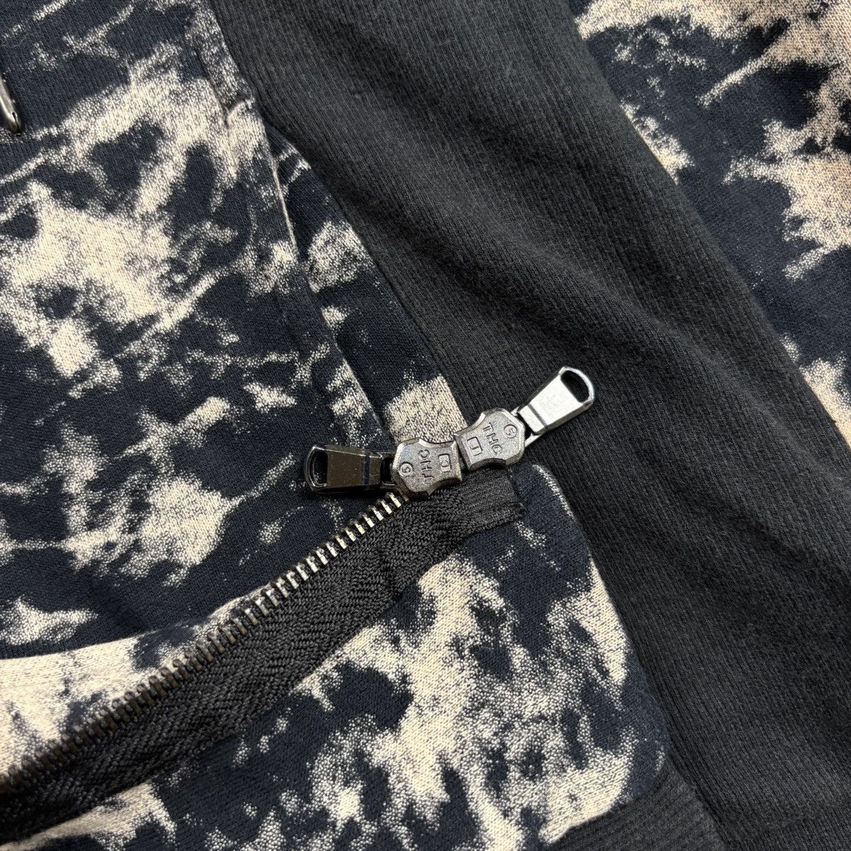 Le Grande Bleu (L.G.B.) 2000s Semantic Design - Marble Dyed Alien Zip Hoodie Size US M / EU 48-50 / 2 - 11 Thumbnail