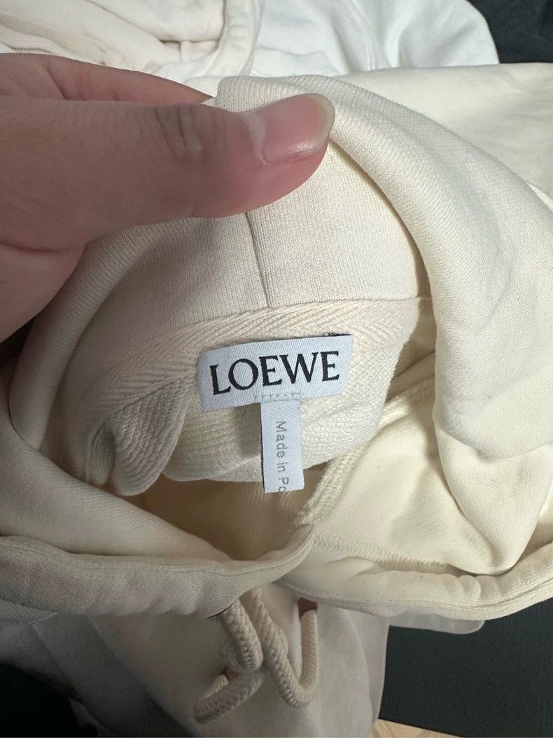Loewe LOEWE Miumium white leather hooded hoodie Size M / US 6-8 / IT 42-44 - 3 Thumbnail