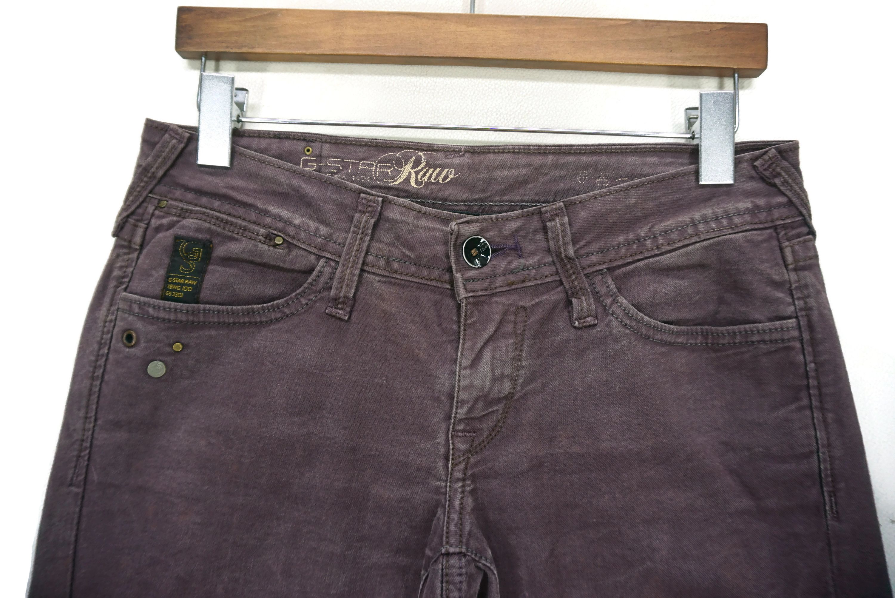 G-Star G-star Jeans Size 29 fit W30xL31.5 Core Slim Diagonal Leg Size US 29 - 3 Thumbnail