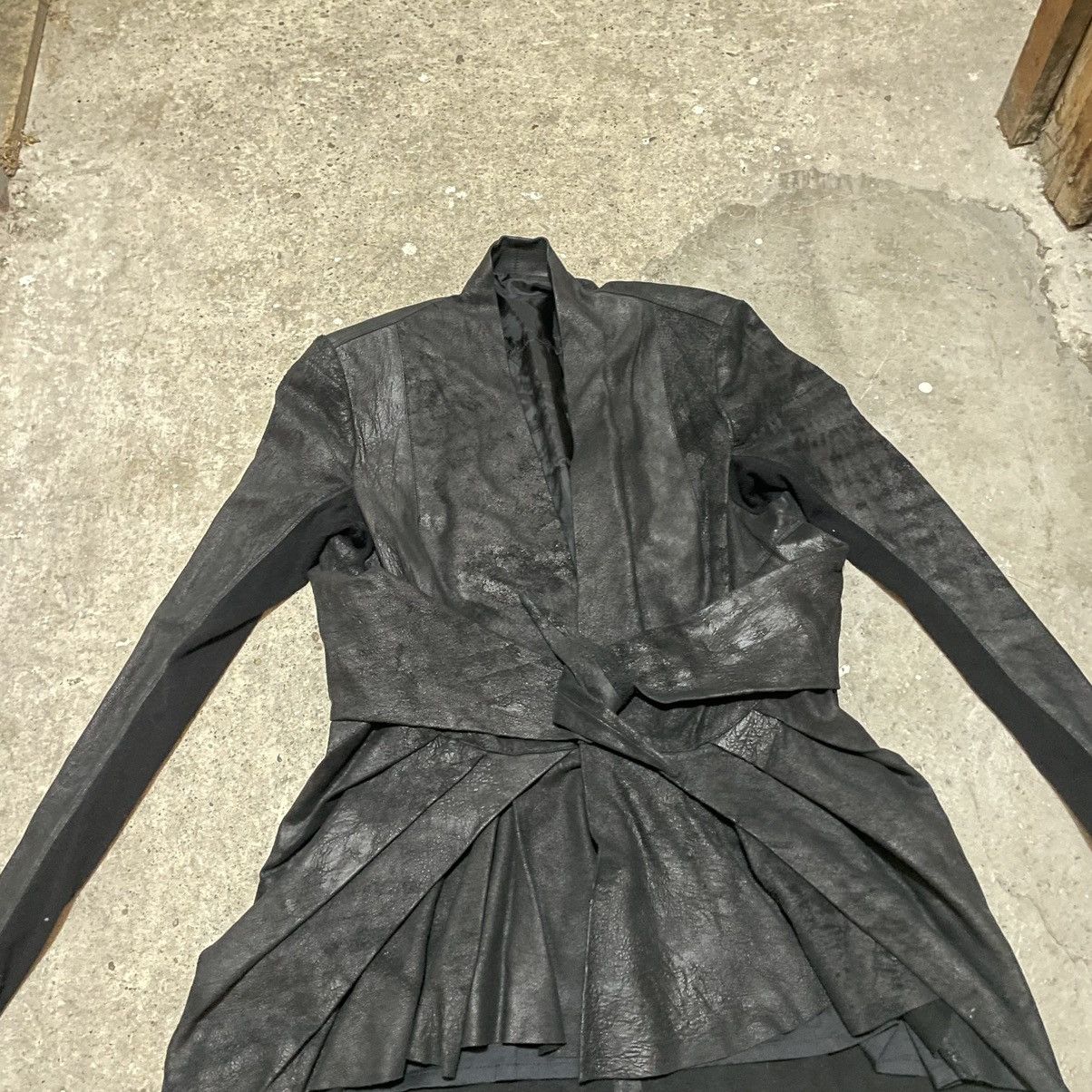 Rick Owens Runway rick owens leather jacket Size L / US 10 / IT 46 - 6 Thumbnail