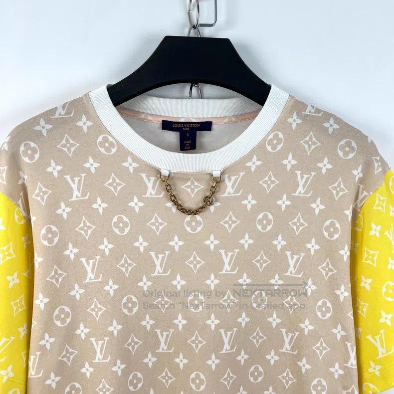 Louis Vuitton Louis Vuitton Color-block presbyopic chain full print T-sh Size US S / EU 44-46 / 1 - 3 Thumbnail