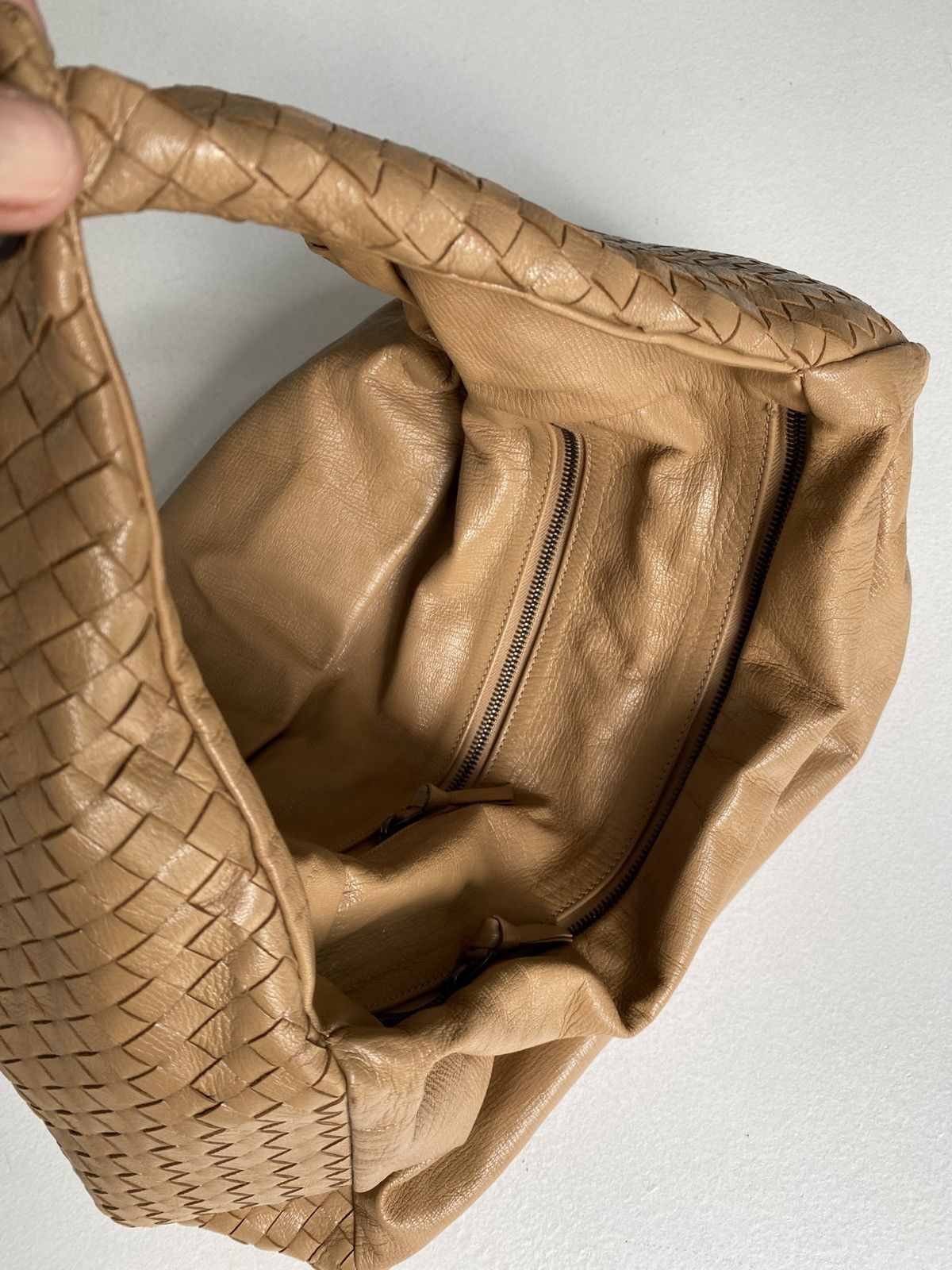 Bottega Veneta Bottega Veneta Intrecciato Leather Hobo Bag Size ONE SIZE - 3 Thumbnail