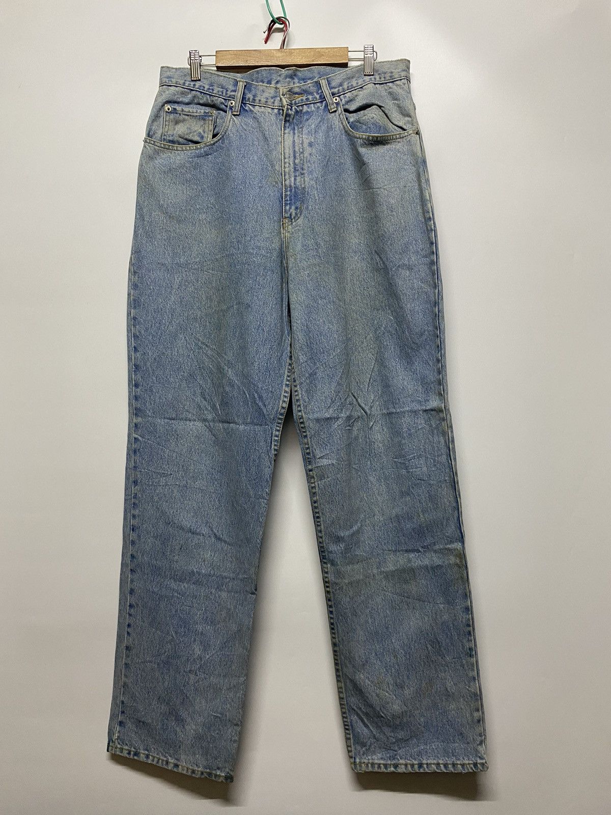 Polo Ralph Lauren × Ralph Lauren × Vintage Ralph Lauren Polo Jeans Co. Relaxed Loose Denim Jeans 34x34 Size US 34 / EU 50 - 1 Thumbnail