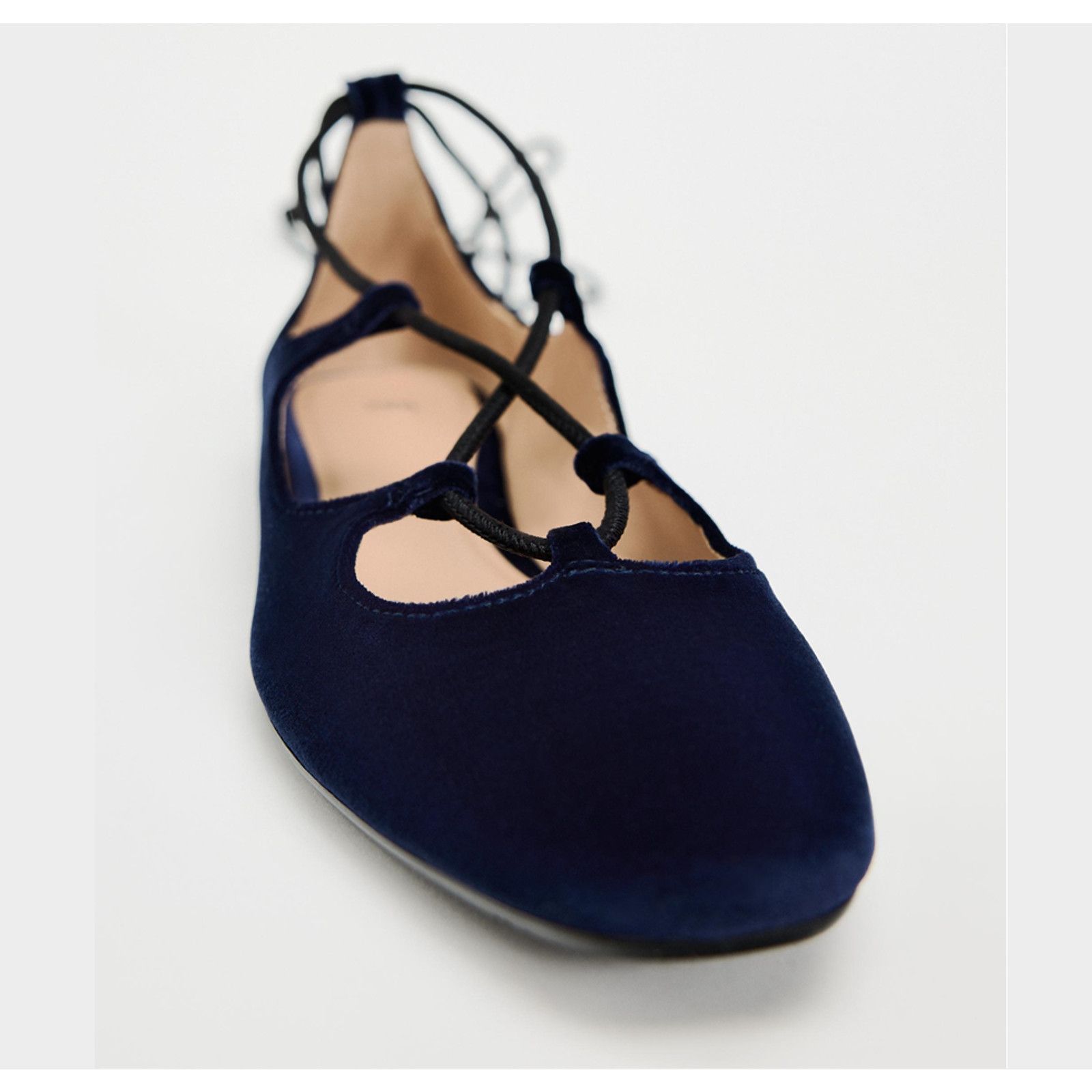 Zara ZARA Flats with Tie Closure NWT Size US 8 / IT 38 - 13 Thumbnail