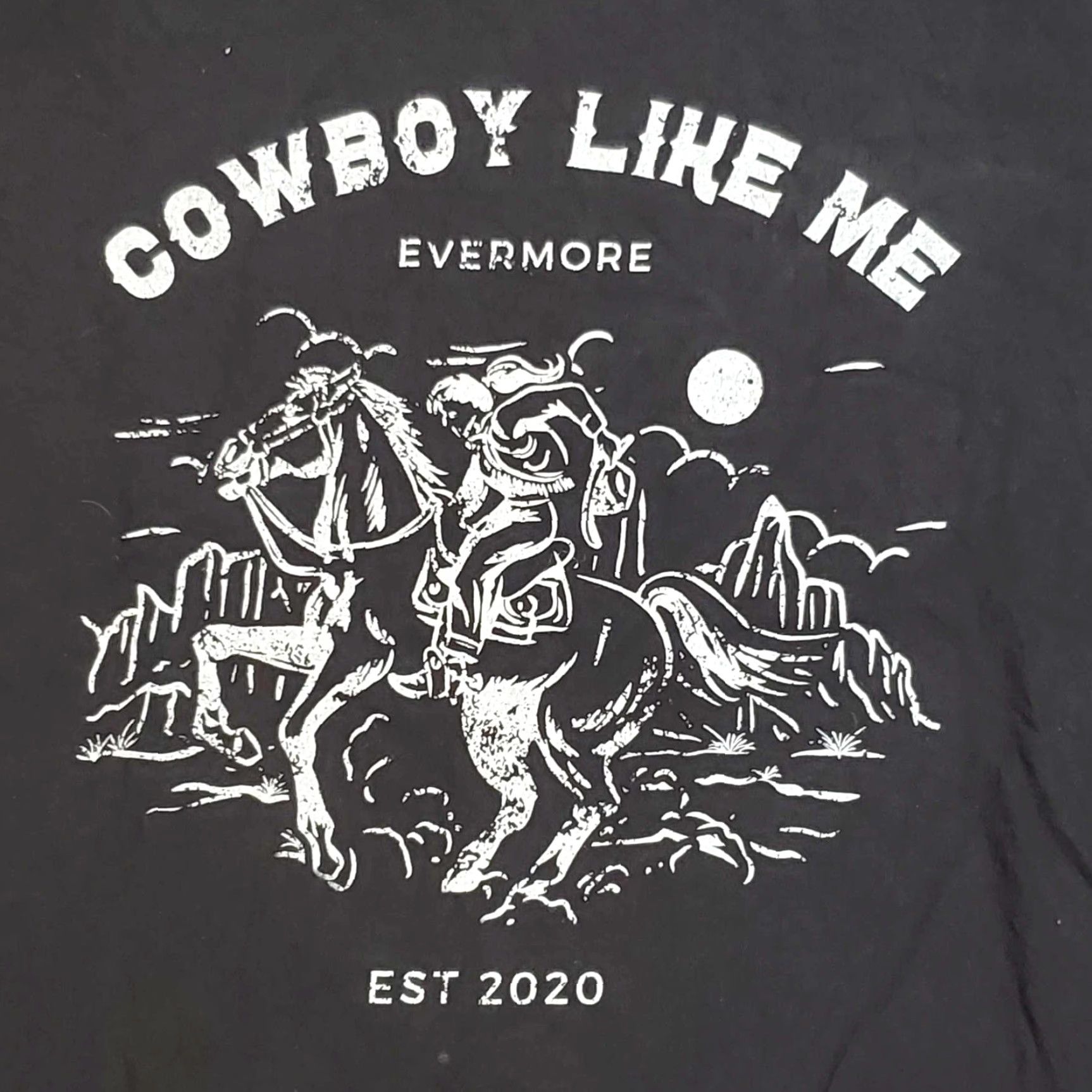 Comfort Colors Evermore Cowboy Like Me T Shirt M Women Multicolor Crew Neck Short Sleeve Size M / US 6-8 / IT 42-44 - 2 Thumbnail