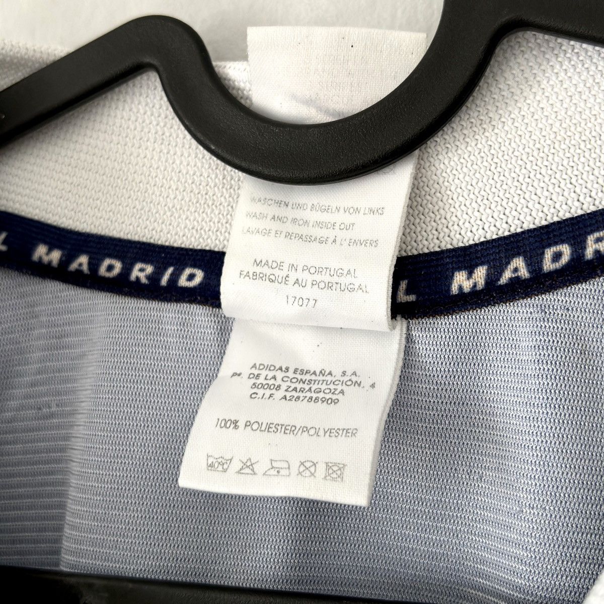Adidas × Vintage 1999 1998 Real Madrid Adidas Retro Vintage Soccer Jersey Kit Size US L / EU 52-54 / 3 - 9 Thumbnail