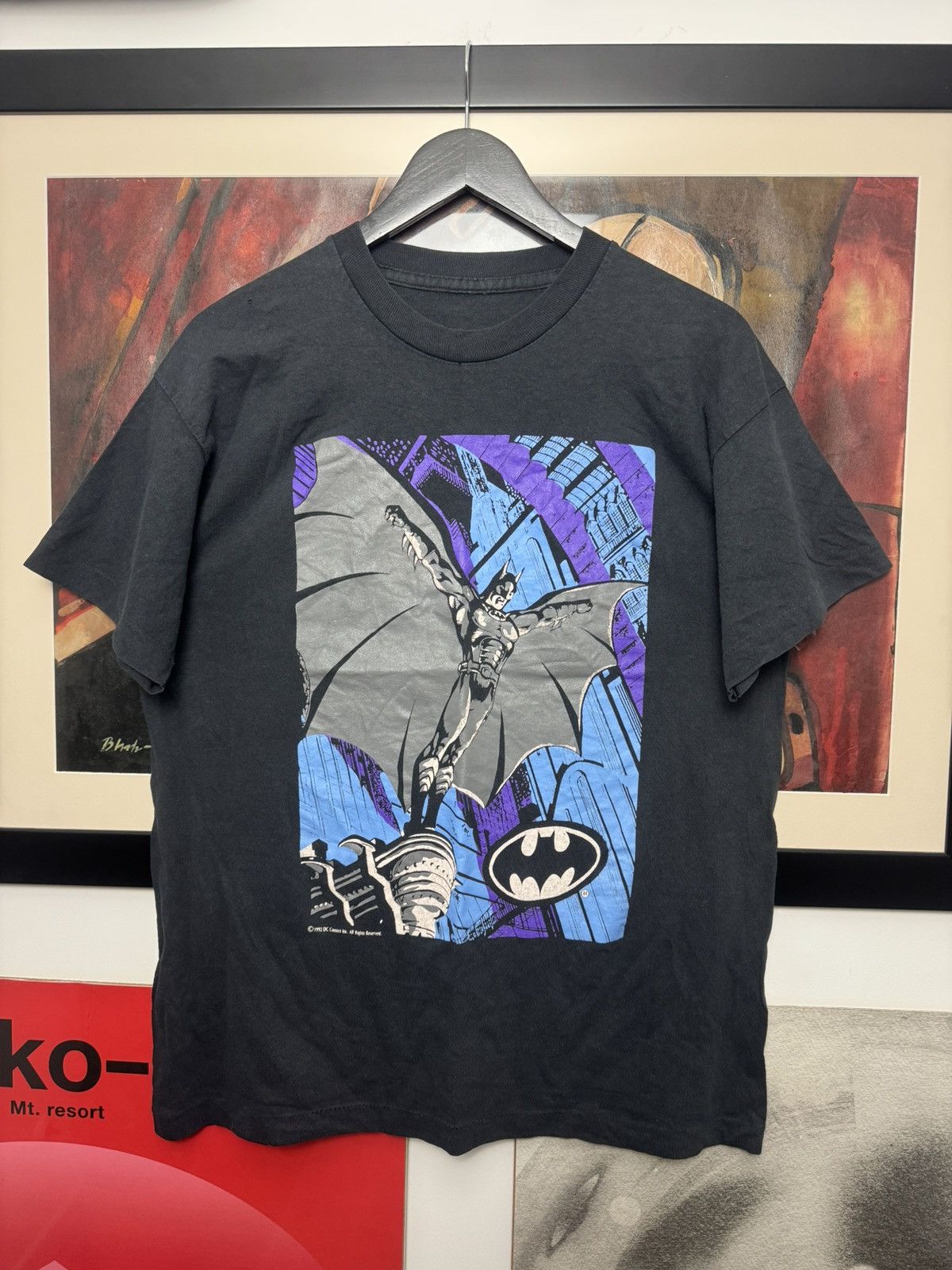 Vintage Vintage 90s 1992 Batman Graphic Tee Movie Comics Superhero Size US L / EU 52-54 / 3 - 1 Thumbnail