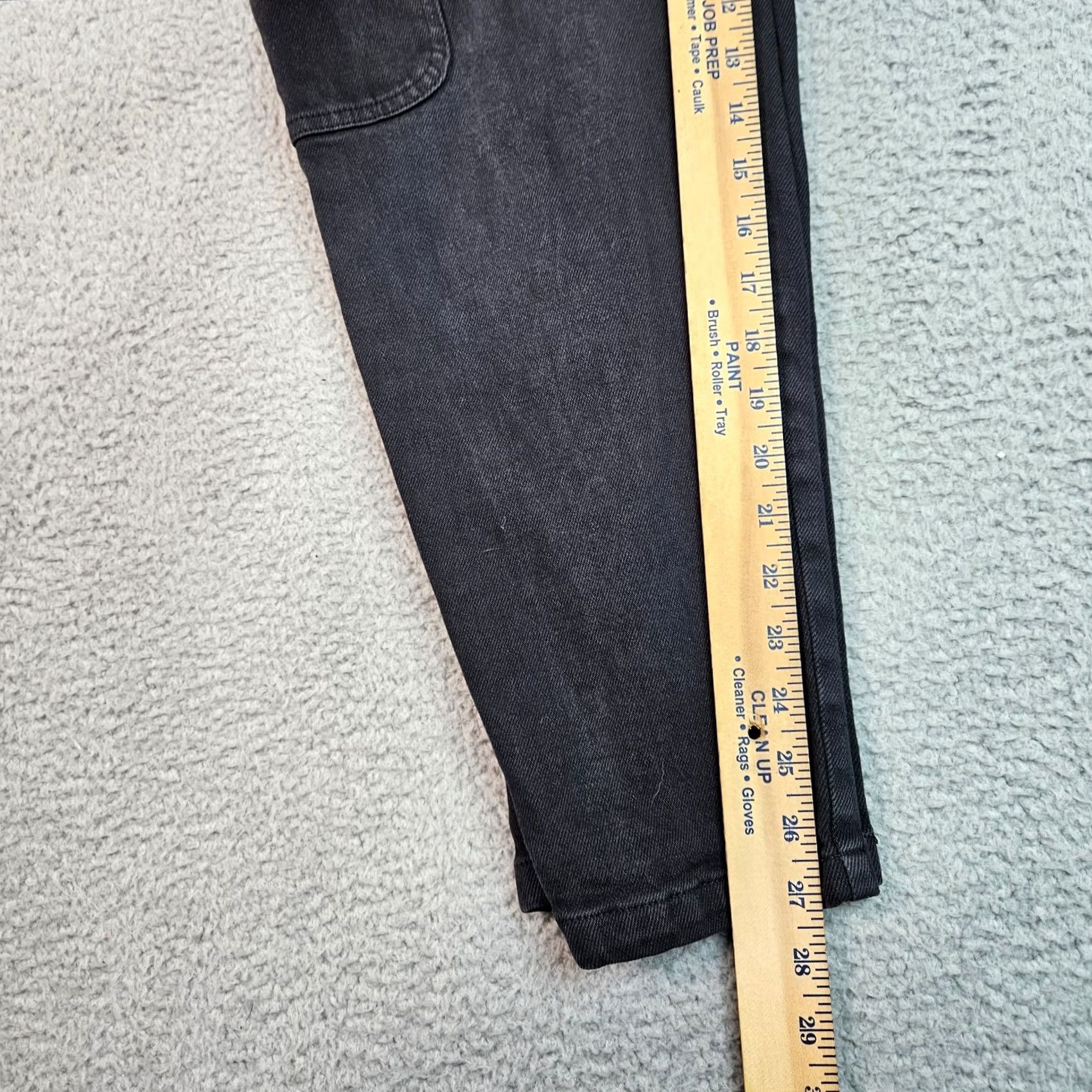 Vintage Wilfred Free Women’s Black Button Fly Cargo Denim Pants Size 6 - Regular, Inseam 27, High Rise, Belted, Cadro? Size 28" / US 6 / IT 42 - 7 Thumbnail
