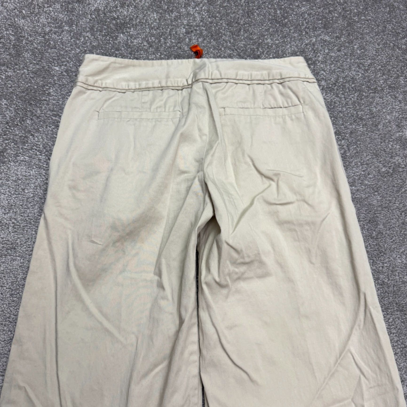 BCBGeneration BCBGeneration Wide Leg Chino Pants Women 0 Beige Mid Rise Cotton Stretch Casual Workwear Size 25" / US 0 / IT 36 - 5 Thumbnail