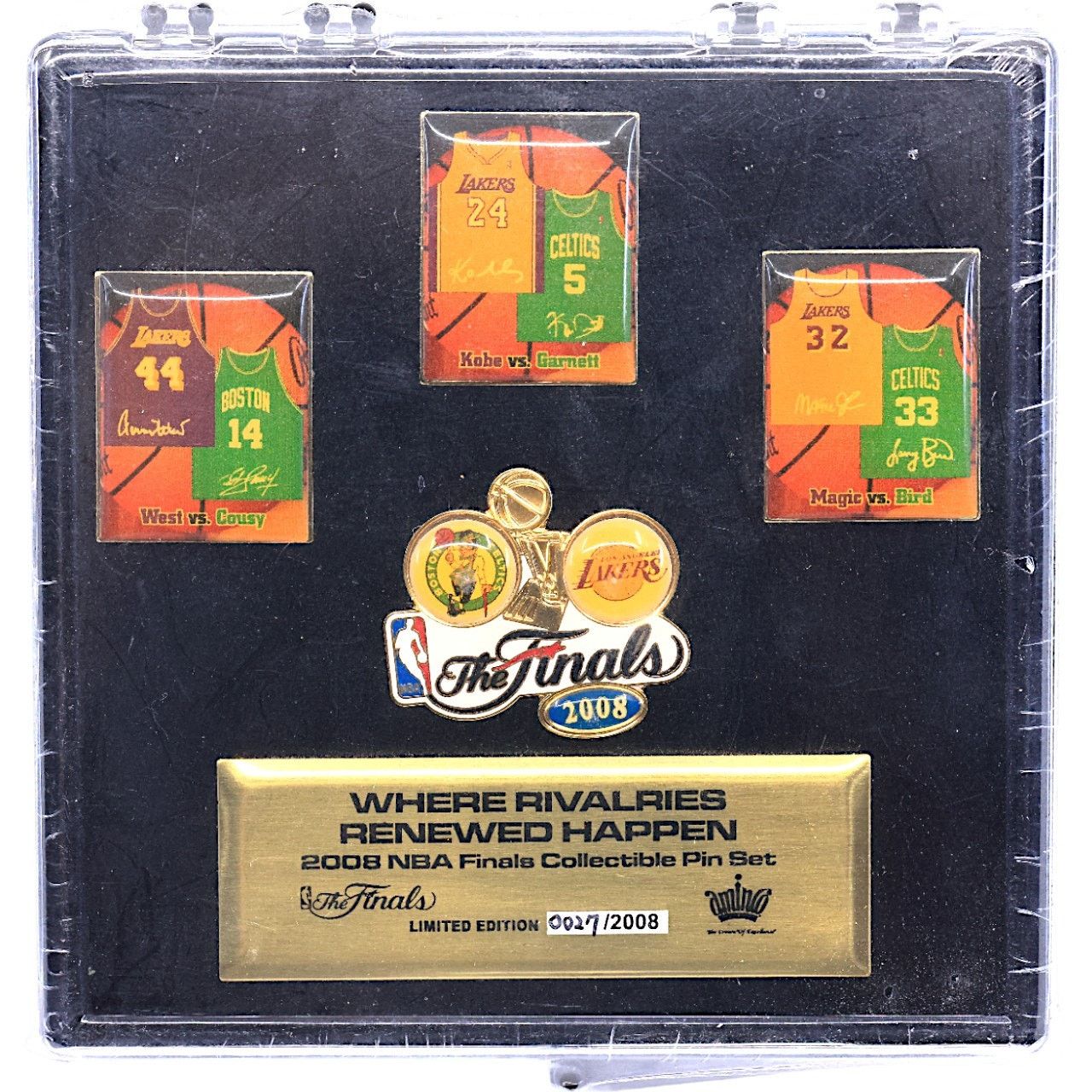 NBA NBA Finals 2008 Pin Set Boston Celtics v Los Angeles Lakers Size ONE SIZE - 1 Thumbnail