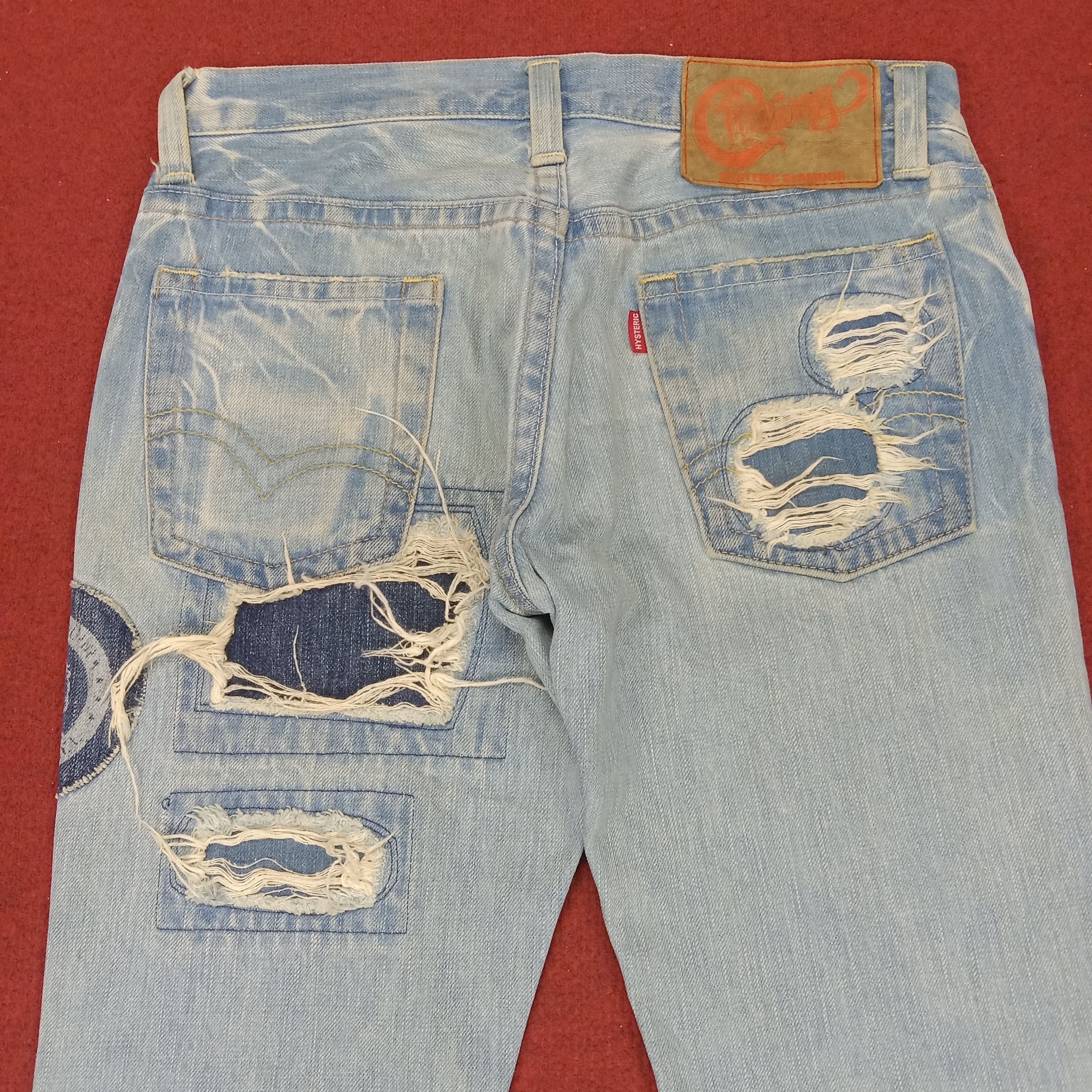 Hysteric Glamour Hysteric Glamour Jeans Rare Design Fashion Style Size 29" - 5 Thumbnail