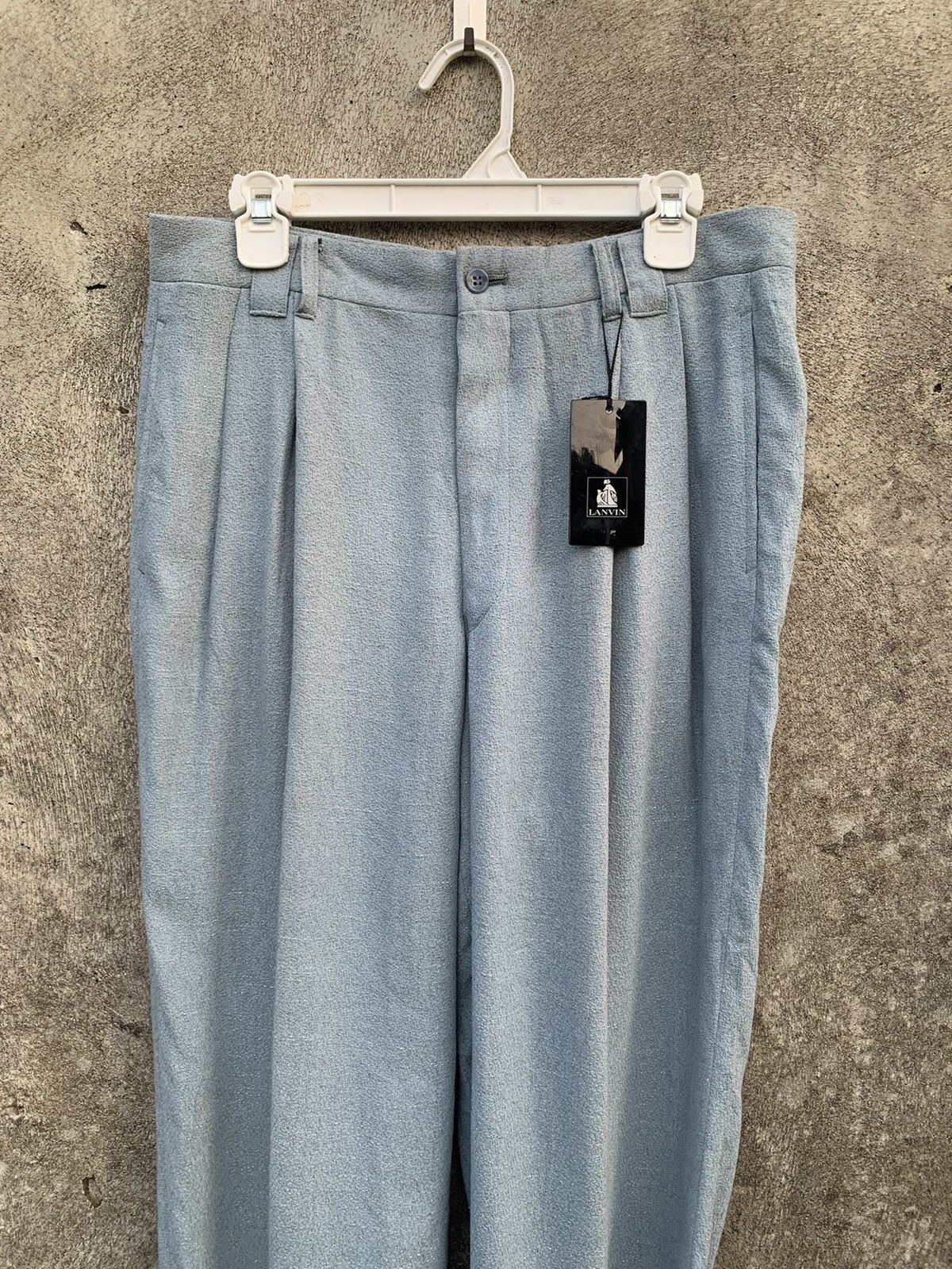 Lanvin NEW Lanvin emboss textured trouser pants Size US 32 / EU 48 - 2 Thumbnail