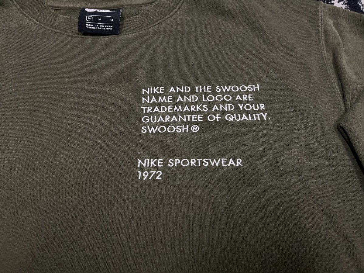 Nike × Vintage Y2K OG NIKE DOUBLE SWOOSH GREEN COLOUR NICELY FADED Size US M / EU 48-50 / 2 - 7 Thumbnail